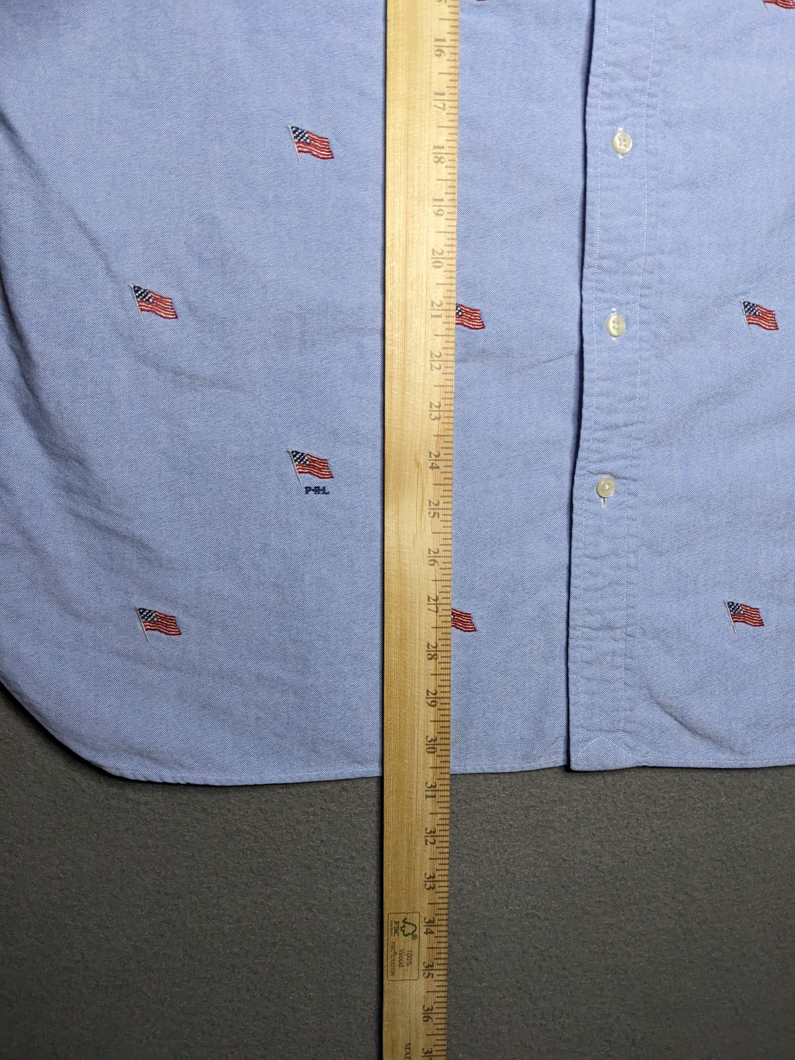 Polo Ralph Lauren Polo Ralph Lauren Shirt 2XL Oxford Camp USA Flag AOP Oxford Size US XXL / EU 58 / 5 - 11 Thumbnail
