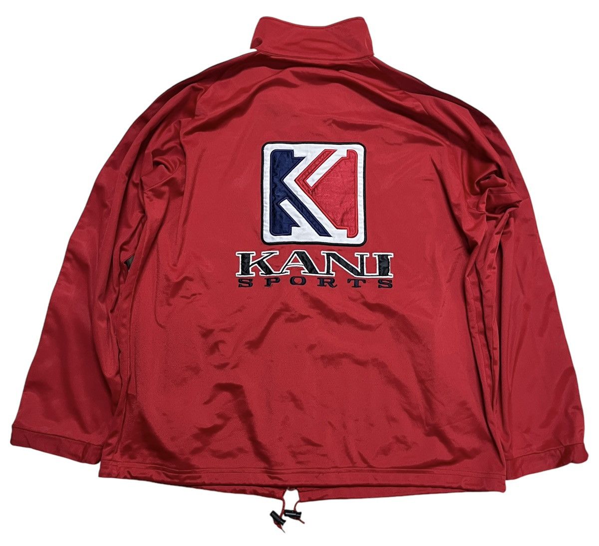 Karl Kani × Rap Tees × Vintage Vintage Karl Kani Big Logo Track Jacket Size US L / EU 52-54 / 3 - 1 Thumbnail