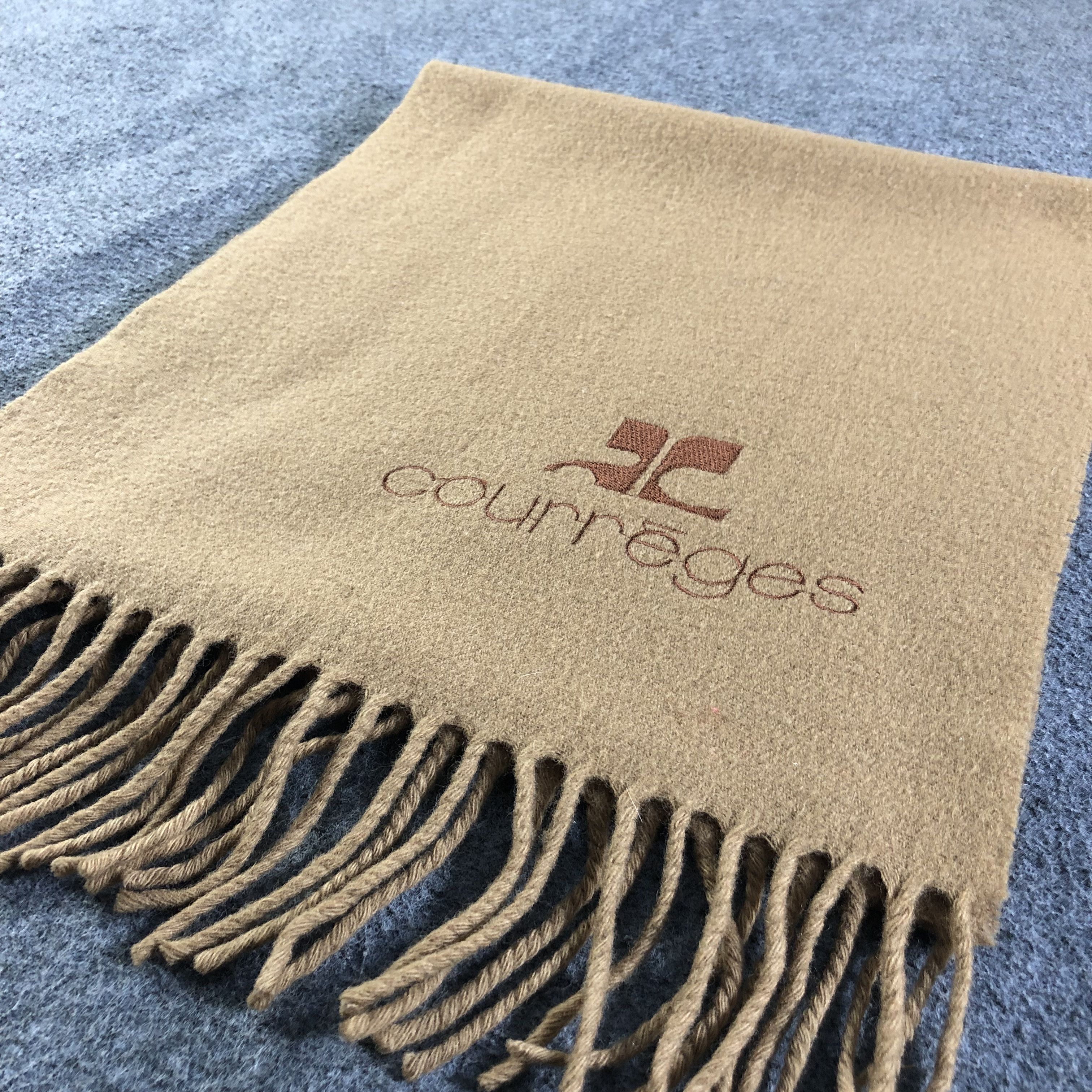 Courreges Courreges Plain Wool Scarf Muffler Neckwear V2187 Size ONE SIZE - 4 Thumbnail