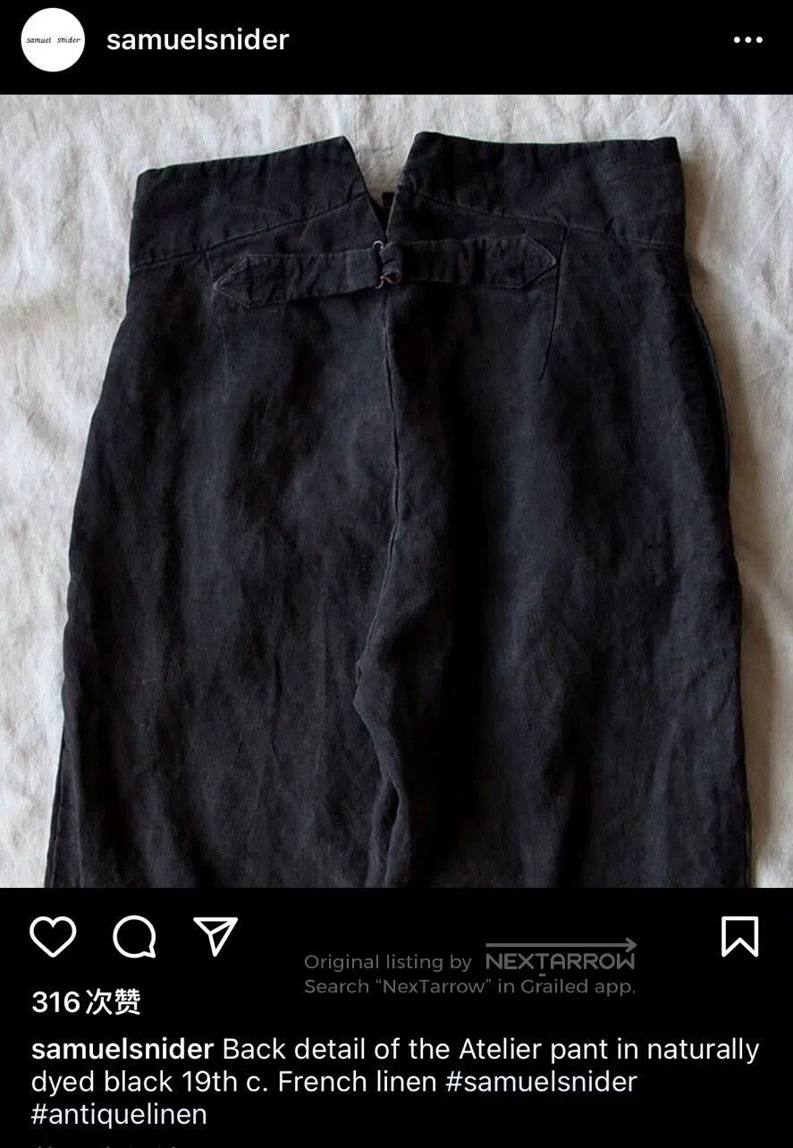 Other Antique Linen Artisan Pants by Samuel Snider. Size US 32 / EU 48 - 9 Thumbnail