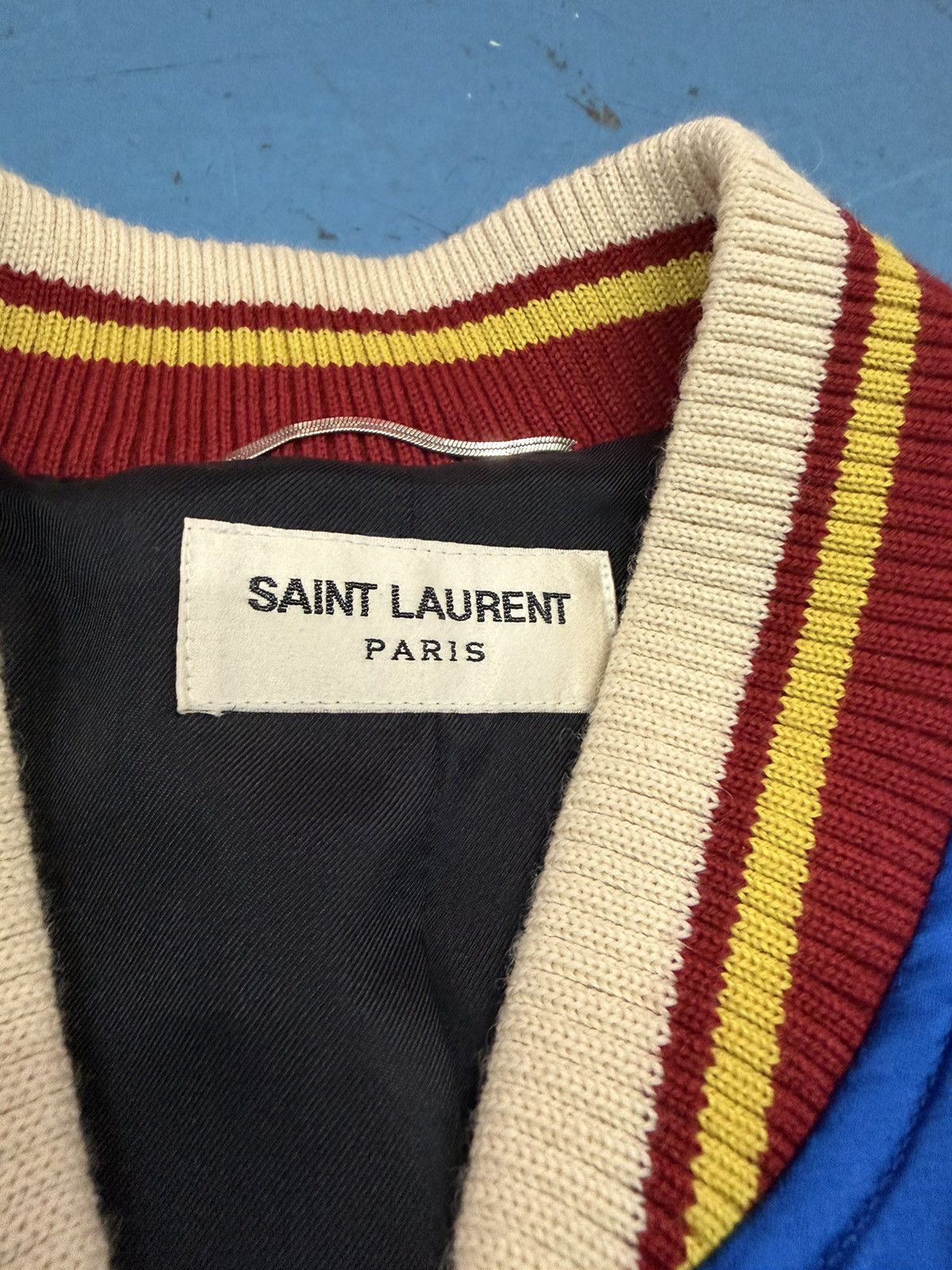 Saint Laurent Paris SAINT LAURENT SS14 SILK BOMBER Size US L / EU 52-54 / 3 - 4 Thumbnail