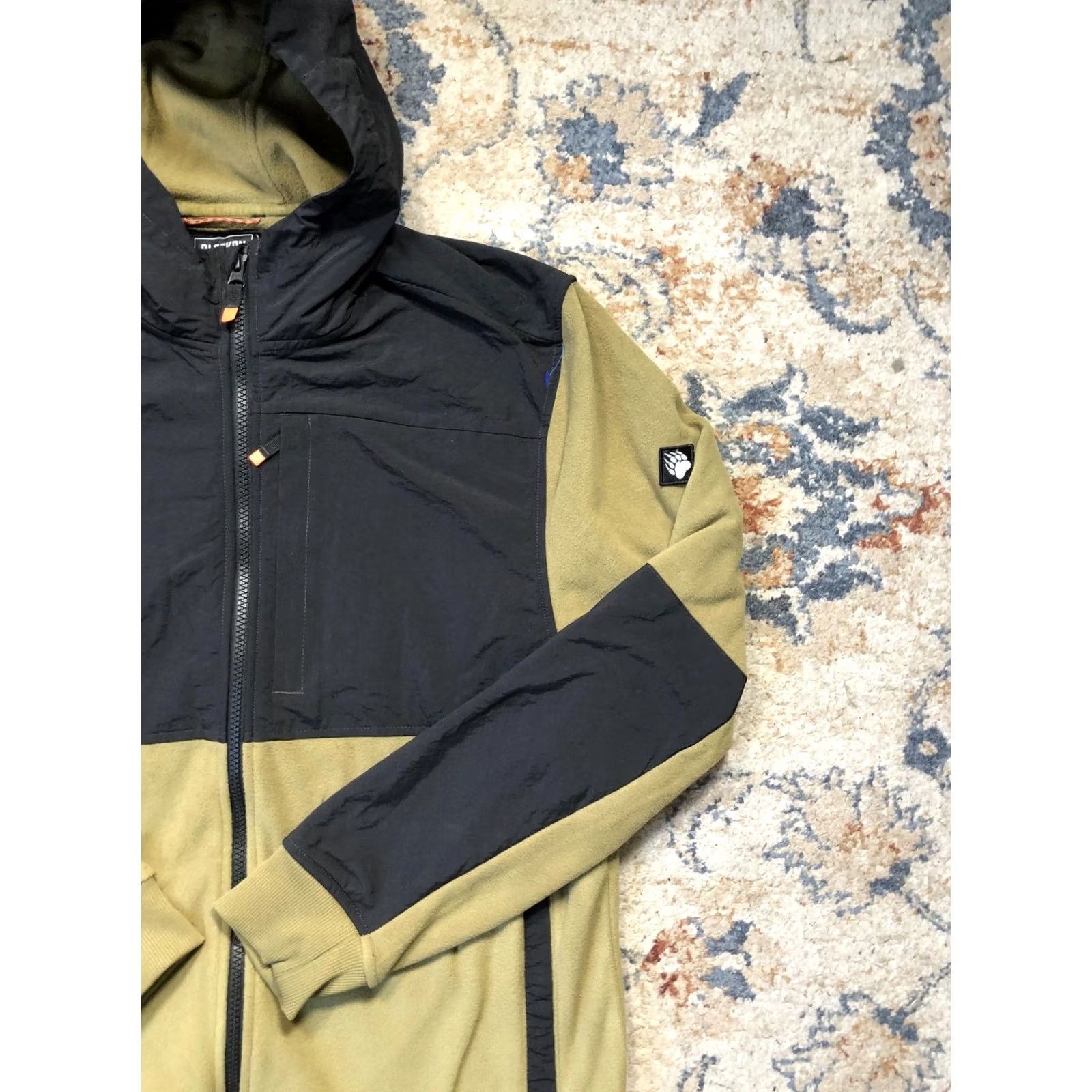 Duluth Trading Company Duluth Trading Co AKHG Thaw Depth Fleece Jacket Mens Medium Green Black Hooded Size US M / EU 48-50 / 2 - 4 Thumbnail