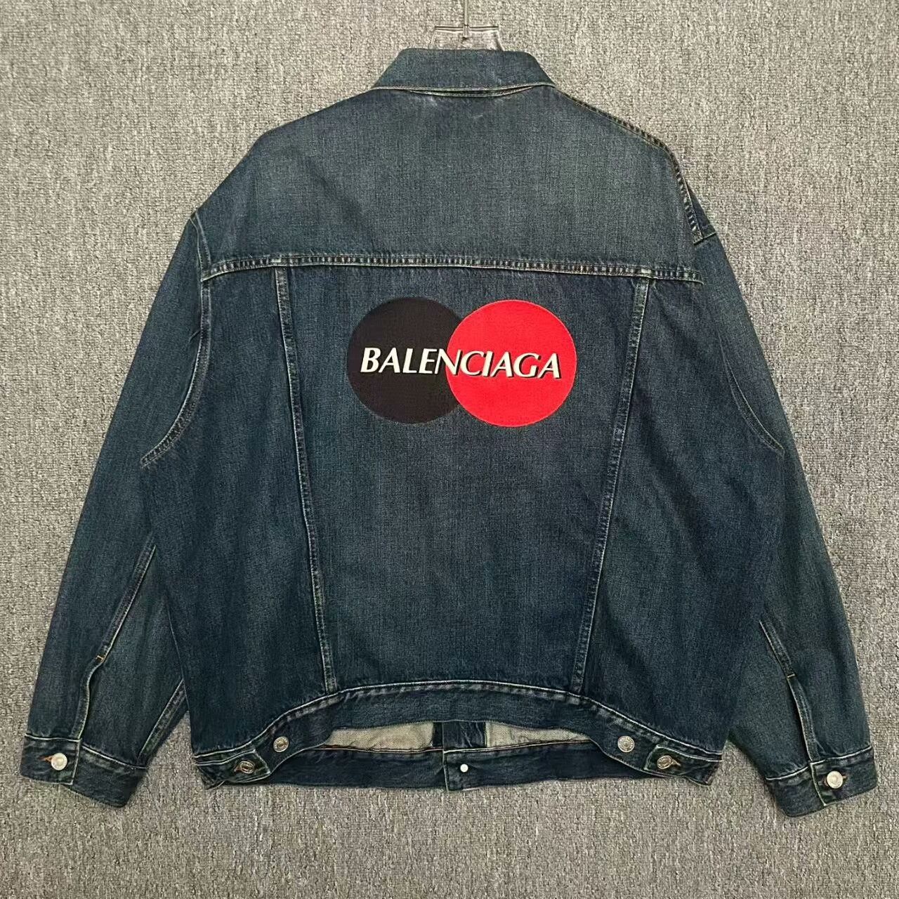 Balenciaga blenciaga washed denim jacket size 36 Size US M / EU 48-50 / 2 - 2 Thumbnail
