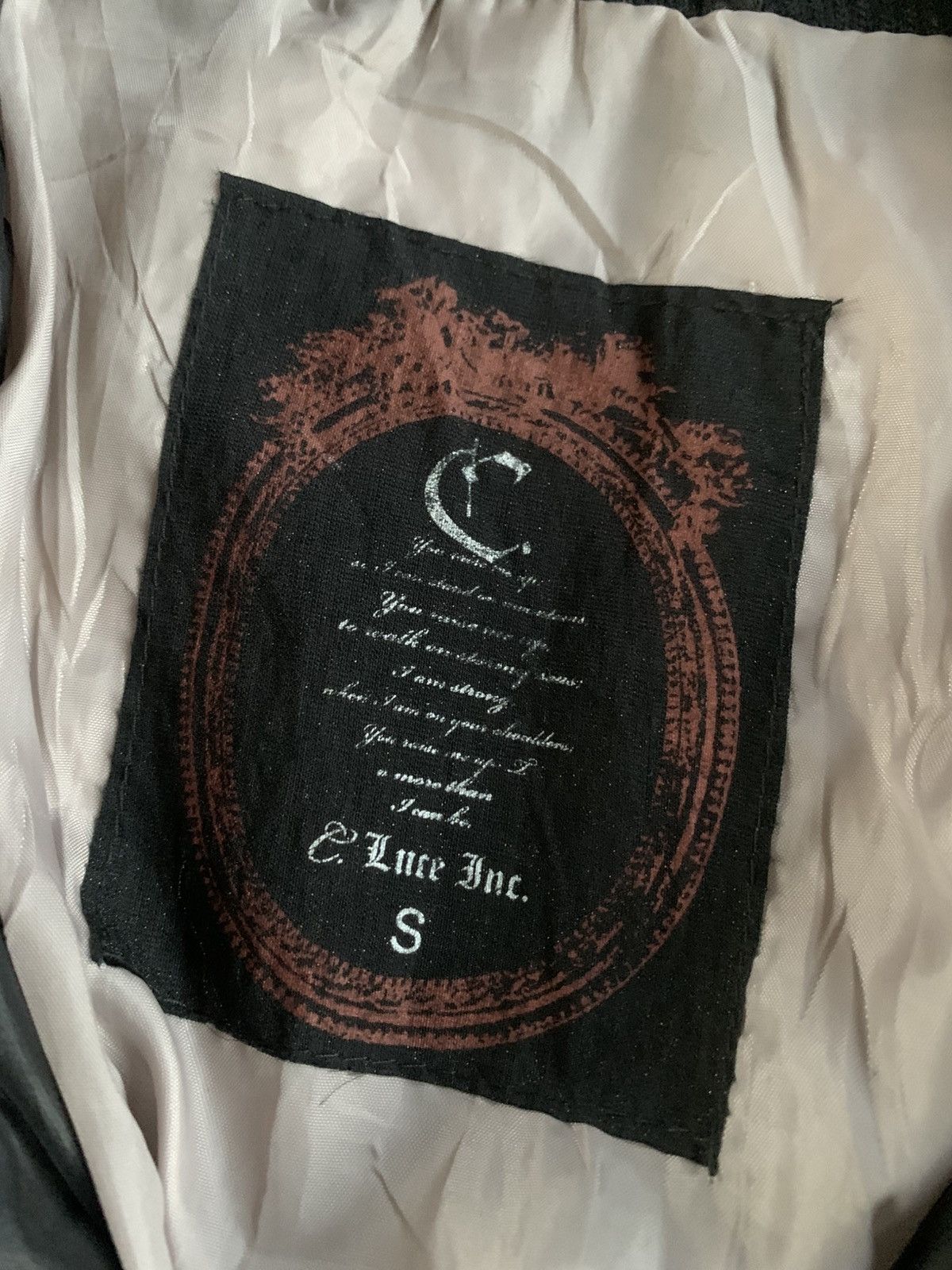 Japanese Brand Y2k C LUCE INC archive cloth japanese brand Size US S / EU 44-46 / 1 - 7 Thumbnail