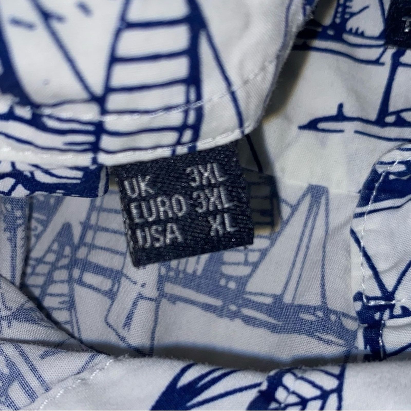 Barbour Barbour $129 Mens Sailboat Print Short Sleeve Shirt XL Size US XL / EU 56 / 4 - 11 Thumbnail