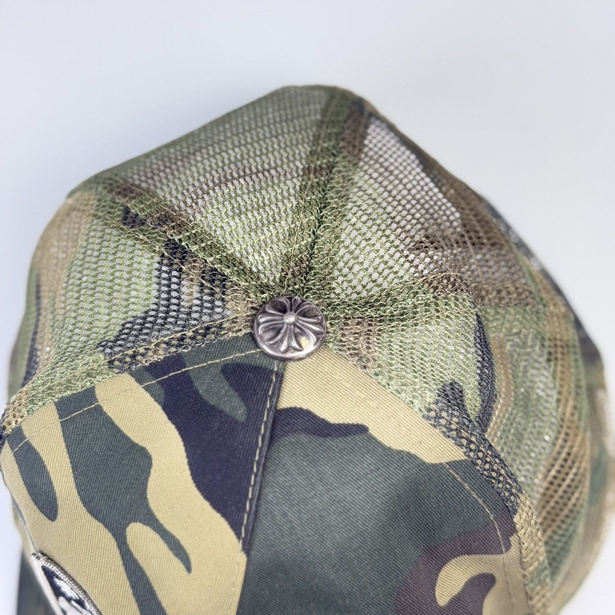 Chrome Hearts Chrome Hearts Vintage Camo Trucker Hat Hollywood Size ONE SIZE - 4 Thumbnail