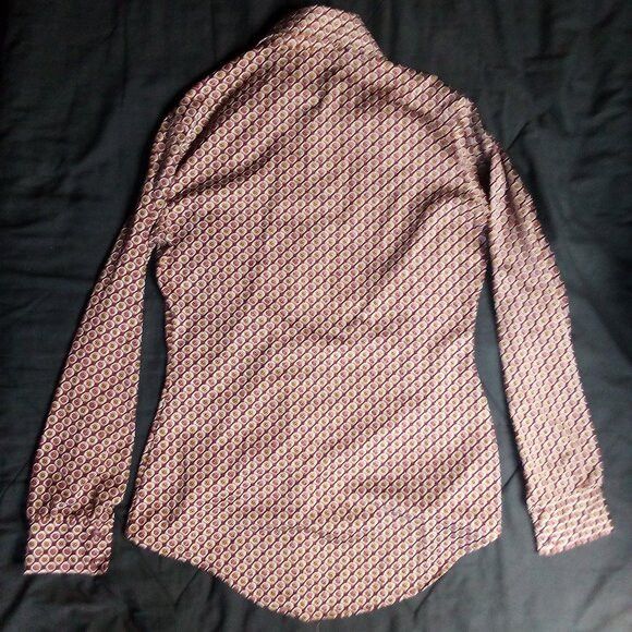 Other Vintage Montgomery Ward Tiles Polyester Disco Shirt Size US S / EU 44-46 / 1 - 5 Thumbnail