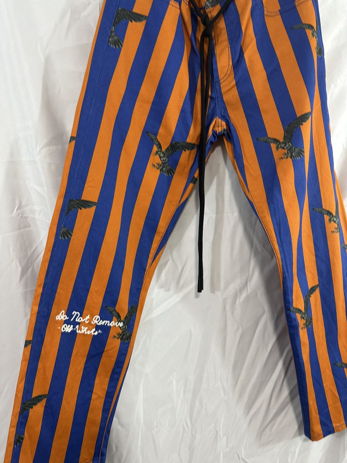 Off-White Off White Striped Denim Size US 32 / EU 48 - 2 Thumbnail
