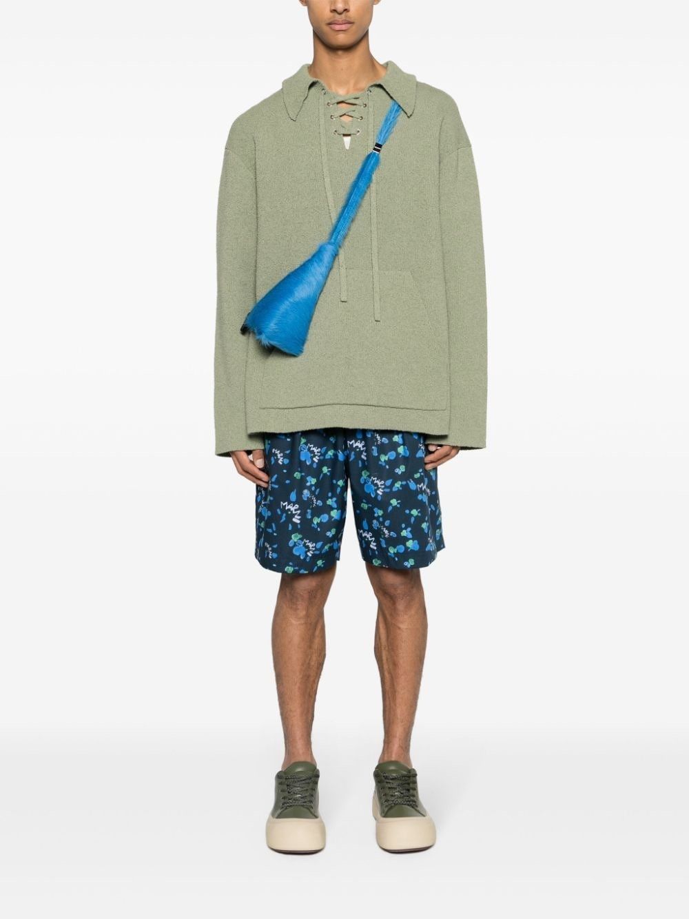 Marni o1w1db10125 Shorts in Multicolor Size US 34 / EU 50 - 4 Thumbnail