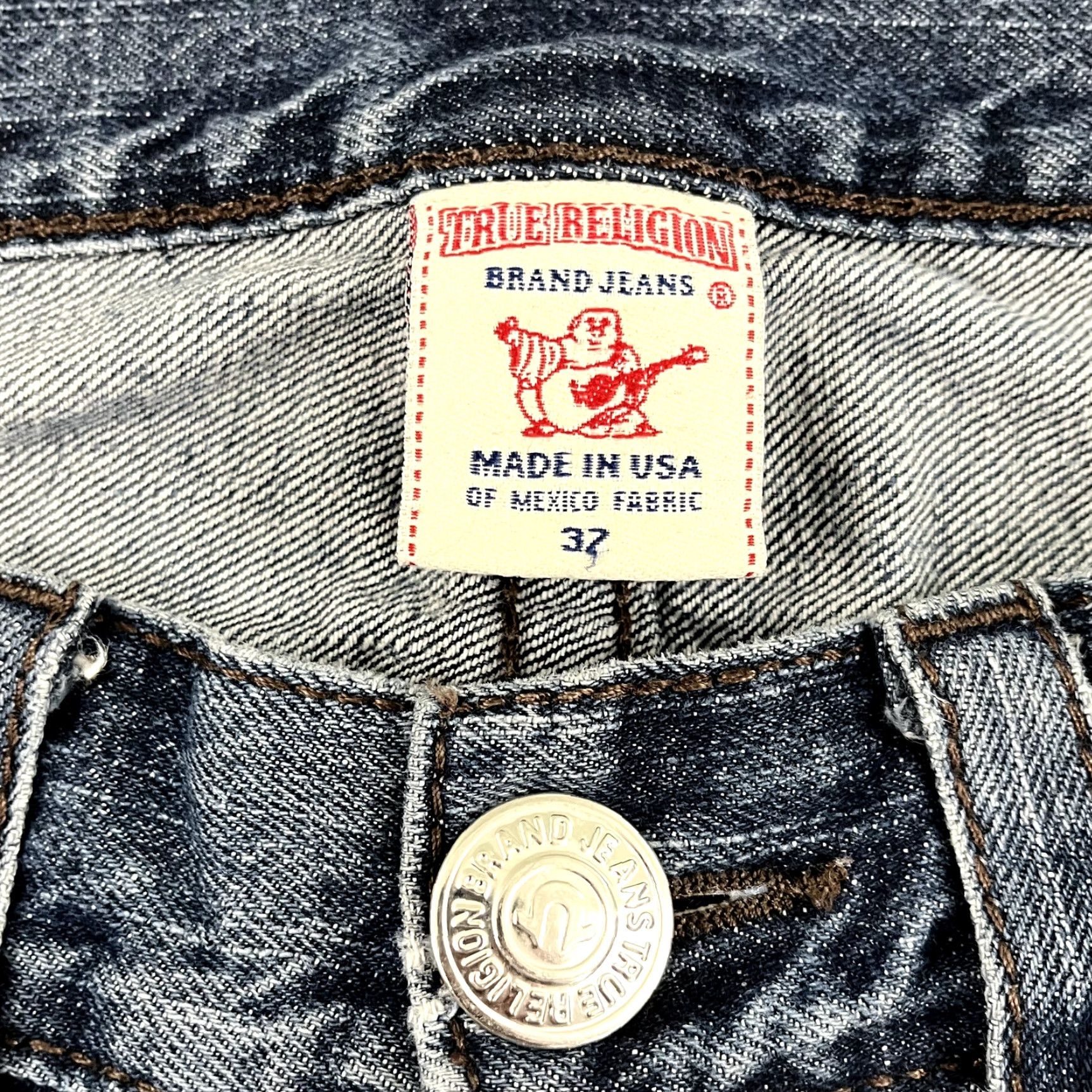 True Religion VINTAGE No, True Religion Jeans Mens 32 x 33 Bobby Distressed Denim Hip Hop 90s Mens Jeans Blue 32x33 Size US 32 / EU 48 - 4 Thumbnail