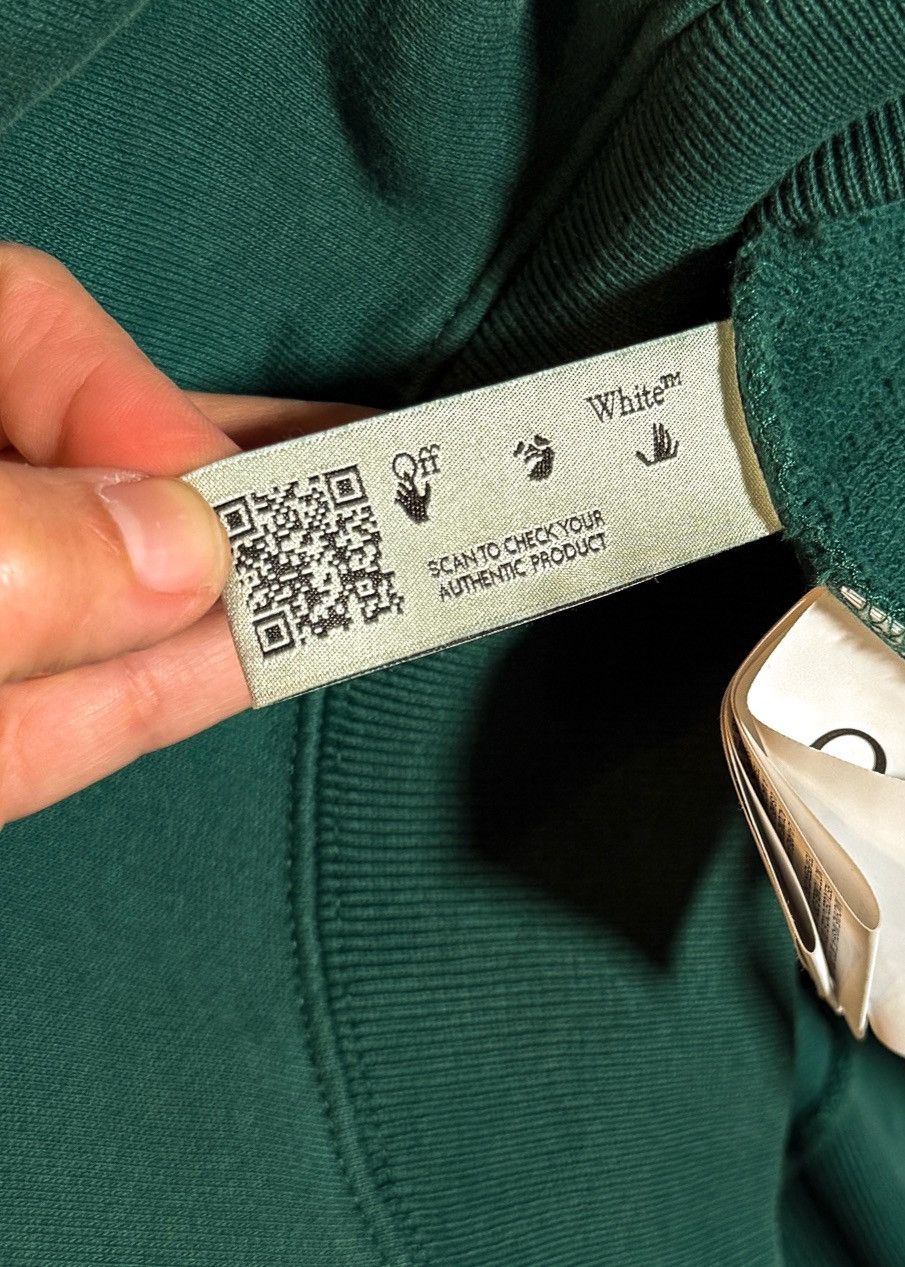 Off-White Off-White Green Caravaggio Print Hoodie Size US M / EU 48-50 / 2 - 9 Thumbnail