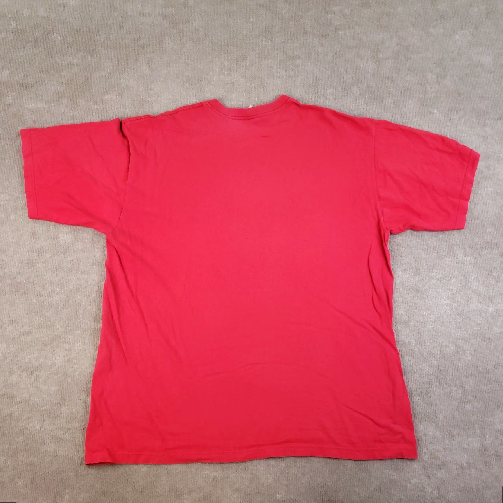 Guess VINTAGE Guess Shirt Mens Large Red Logo 90s Tee USA Made 90s Vintage Graphic Print Crew Neck Short Sleeve Size US L / EU 52-54 / 3 - 8 Thumbnail