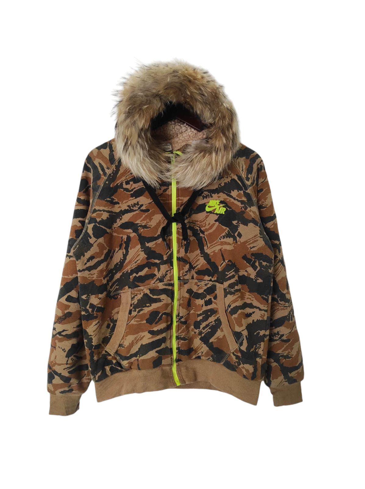 Hysteric Glamour Nike Sherpa Camo Zip Fur Hoodie IfSixWasNine LGB style Size US L / EU 52-54 / 3 - 2 Thumbnail