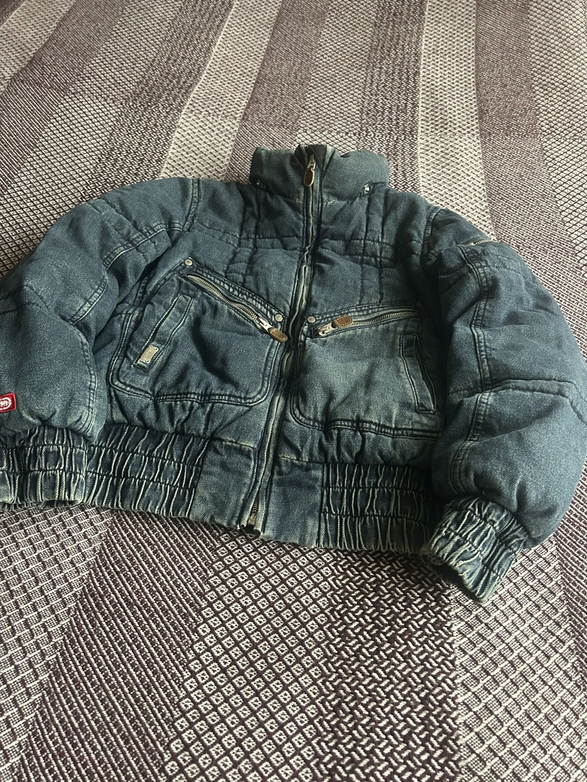 Ecko Unltd. Vintage Ecko Red Miss Sixty Style Cropped Down Jacket Size S Size S / US 4 / IT 40 - 6 Thumbnail
