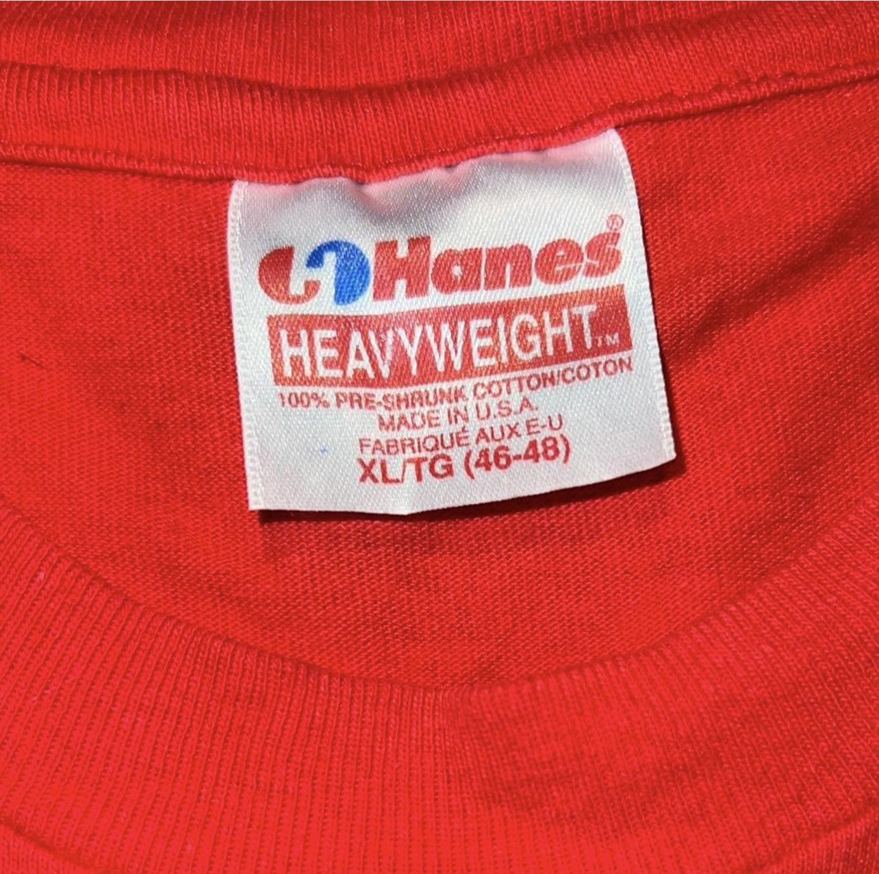 Hanes 90s red vintage Indiana University Hoosiers shirt Size US XL / EU 56 / 4 - 3 Thumbnail