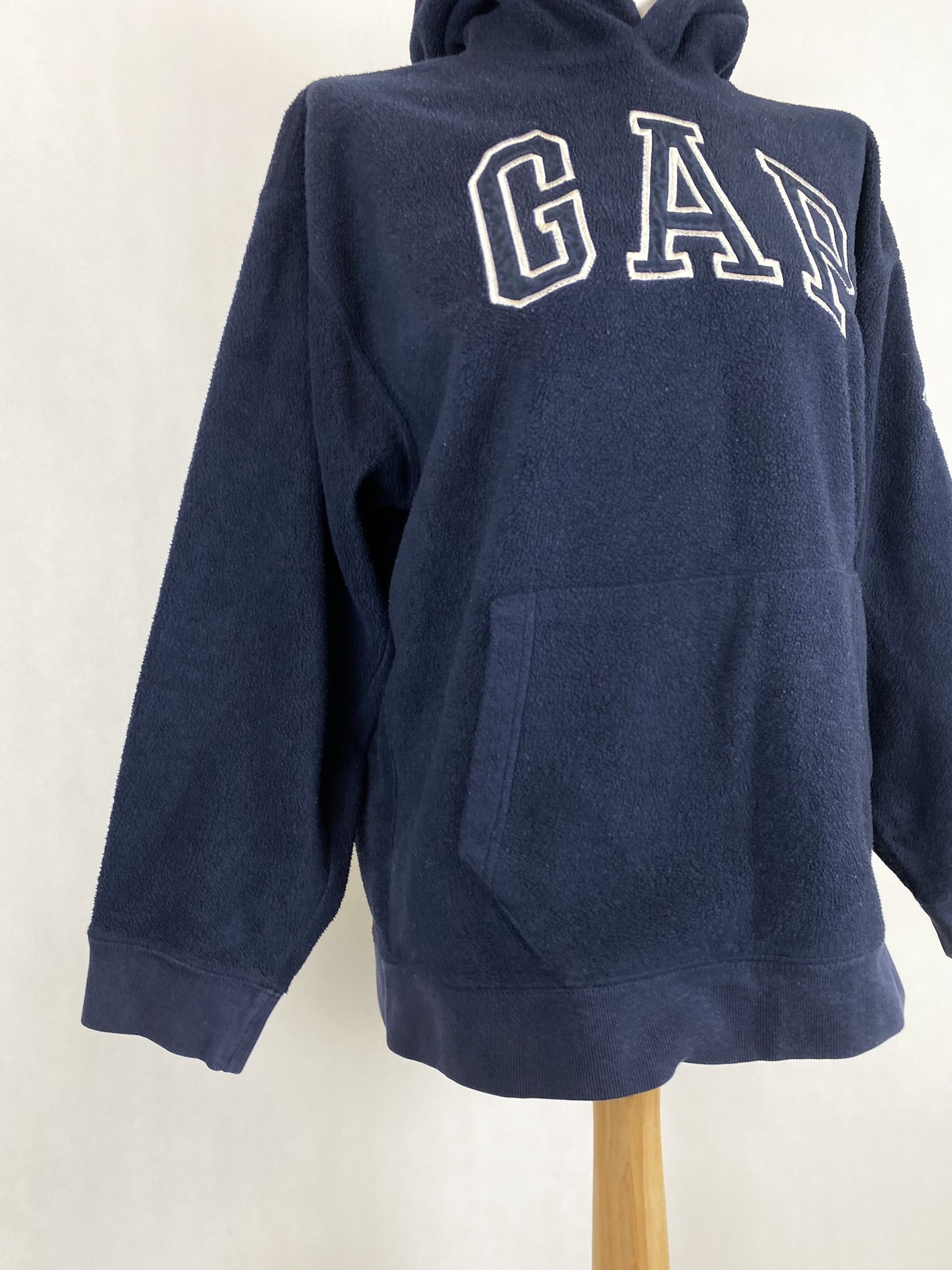 Gap × Vintage GAP fleece hoodie big logo spellout Size US M / EU 48-50 / 2 - 4 Thumbnail