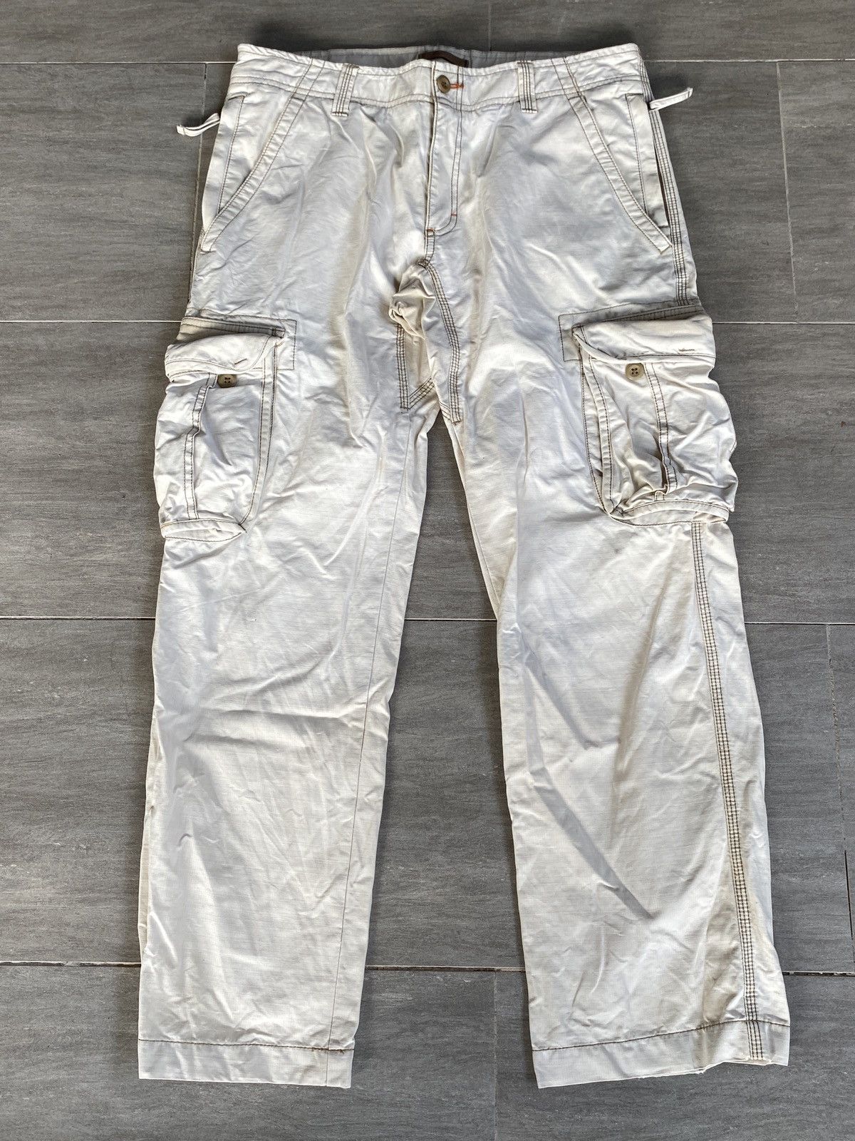 image of L L Bean x Vintage L.l Bean Utility Multipocket Cargo Pant in Cream, Men's (Size 34)