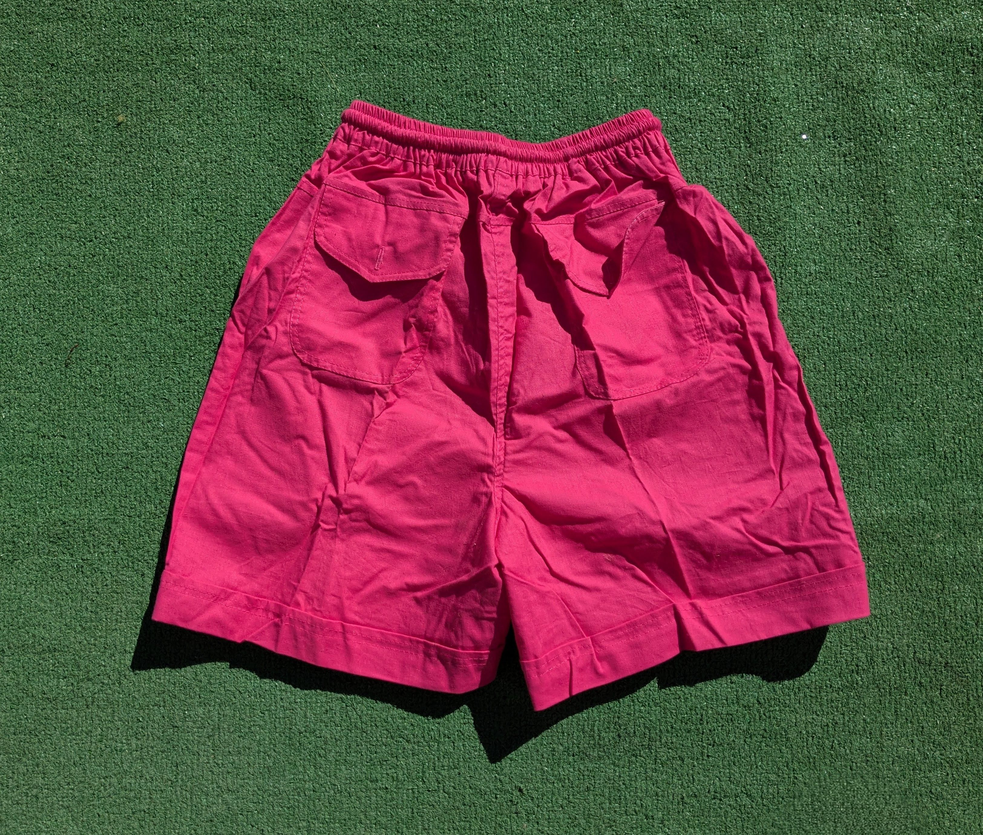 Other VTG Neon High Waisted Pleated Cotton 1990s 3Pc Short Set Size 24" / US 00 / IT 34 - 4 Thumbnail