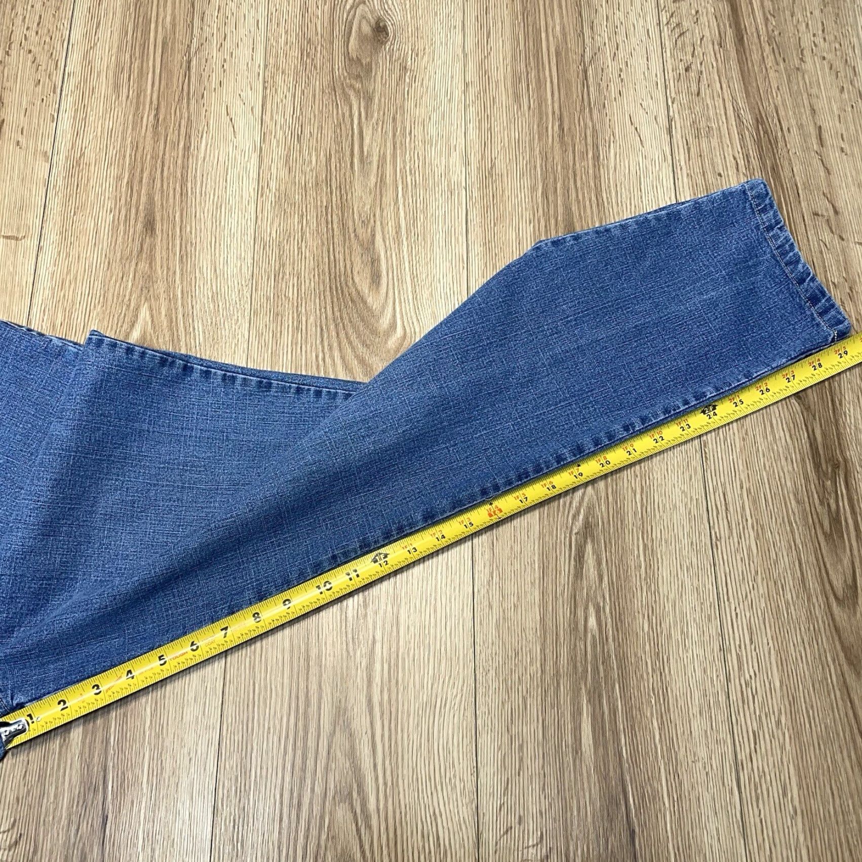 Gloria Vanderbilt GLORIA VANDERBILT Women's High Rise Straight Jeans Size 14 Medium Blue Size 36" / US 14 / IT 50 - 7 Thumbnail