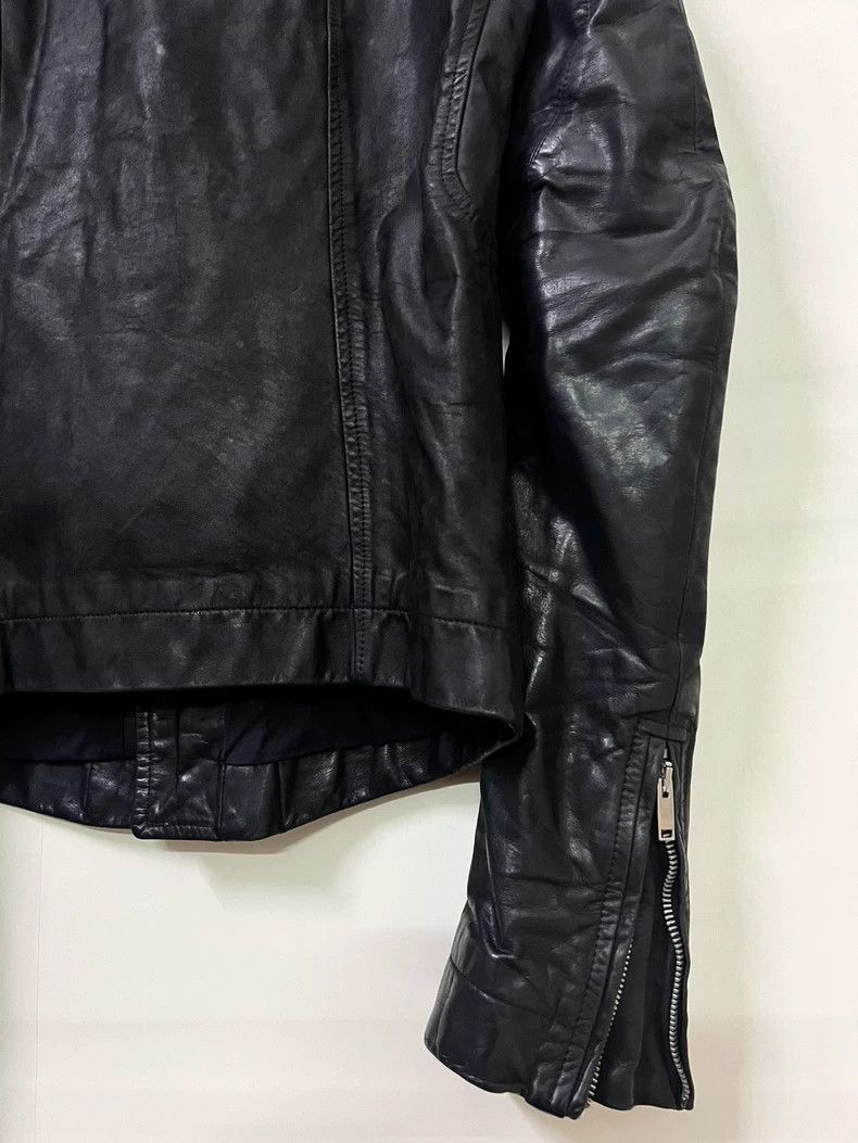 Rick Owens Rick Owens Motorcycle rider leather coat jacket-2506 Size US S / EU 44-46 / 1 - 8 Thumbnail