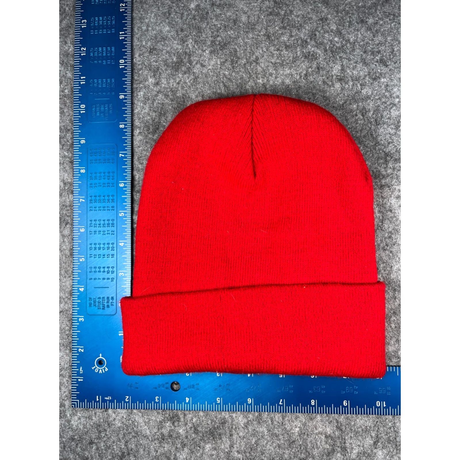 Vintage Roughneck LED Beanie Hat Adult One Size Red Knit Toque Rechargeable USB Light Camping Hunting Logo 9009 Size ONE SIZE - 4 Thumbnail