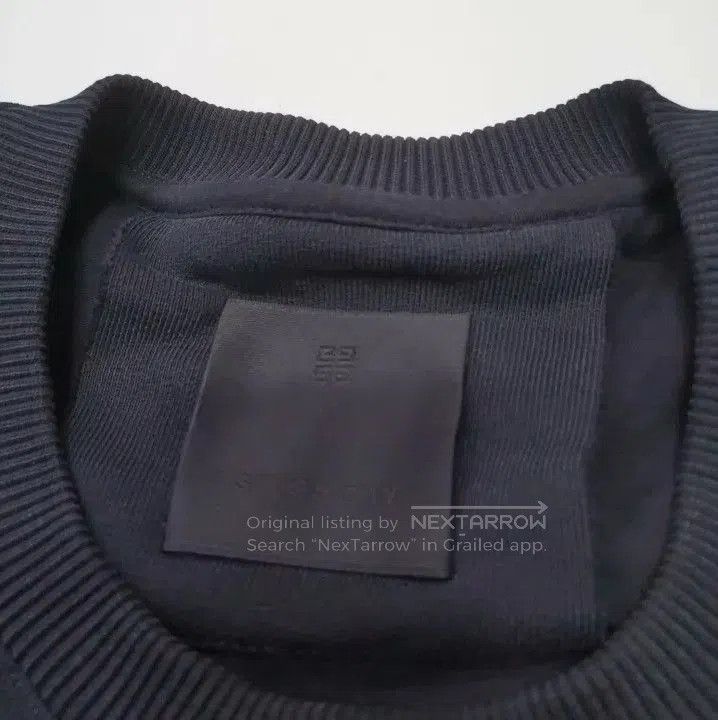 Givenchy GIVENCHY SS23 Tear Effect Logo Print Sweatshirt. Size US S / EU 44-46 / 1 - 2 Thumbnail