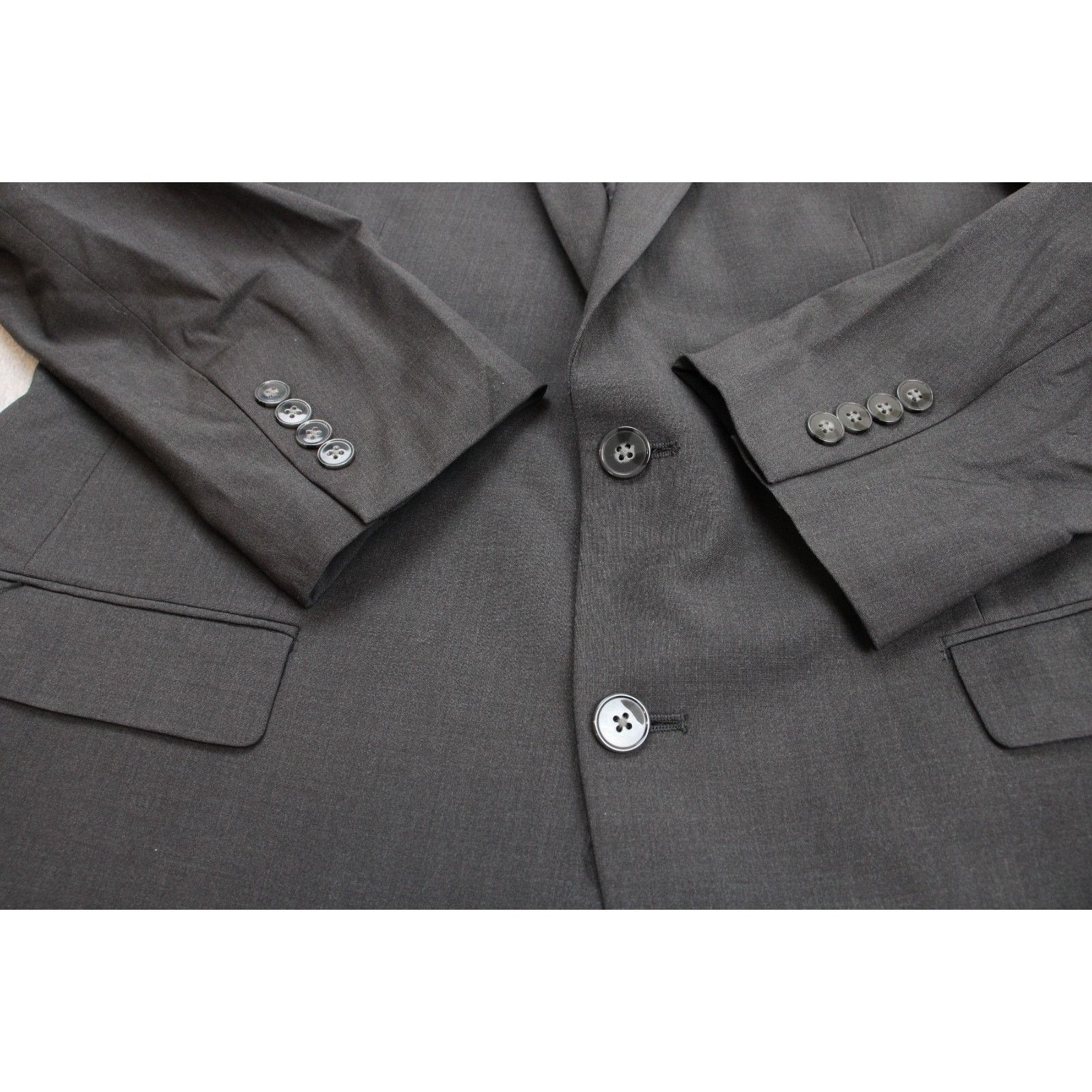 Calvin Klein Calvin Klein Blazer Mens Size 46R Gray Stretch Size 46R - 10 Thumbnail