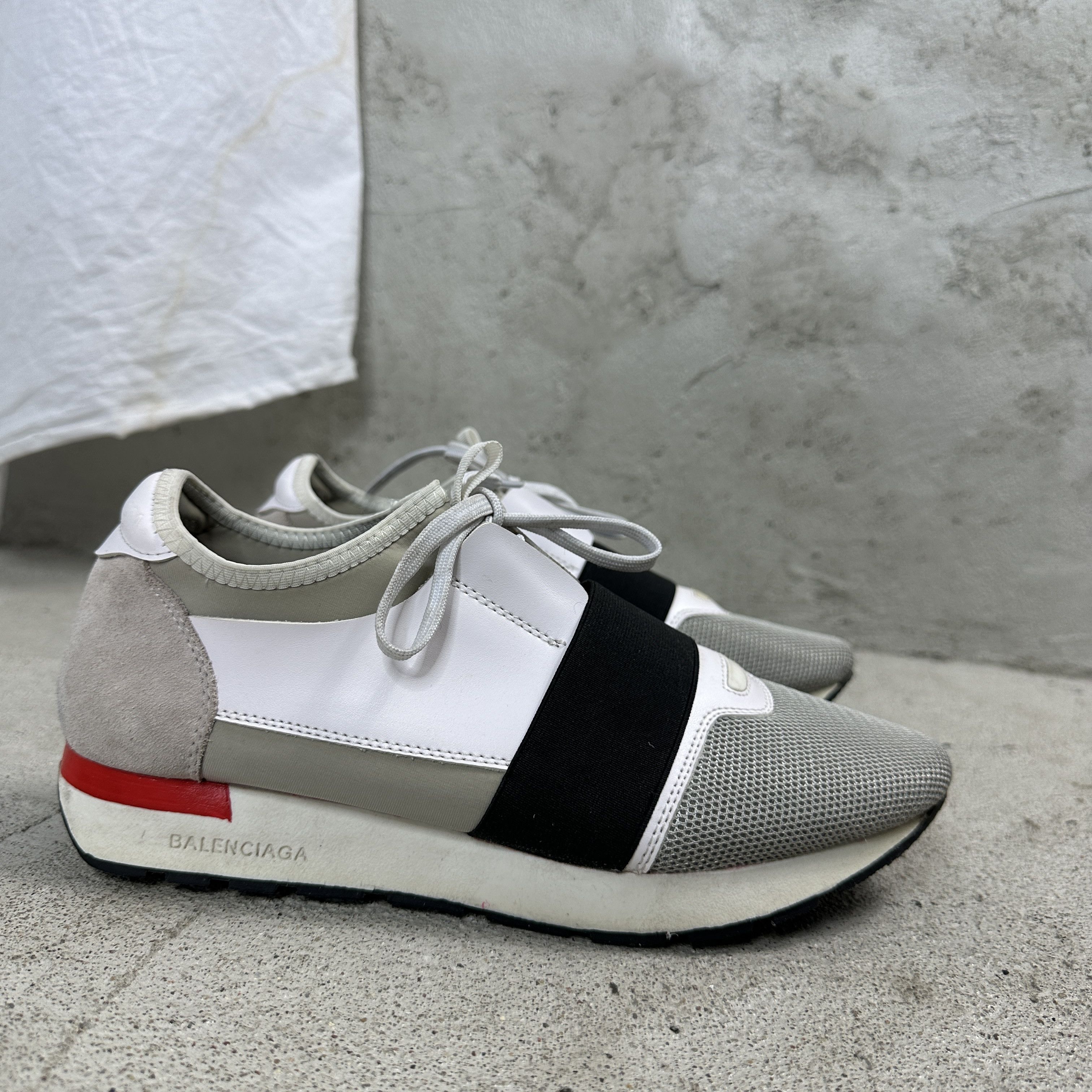 Balenciaga × Vintage Vintage Y2K Casual Balenciaga Race Runner Sneakers Size US 11 / IT 41 - 3 Thumbnail