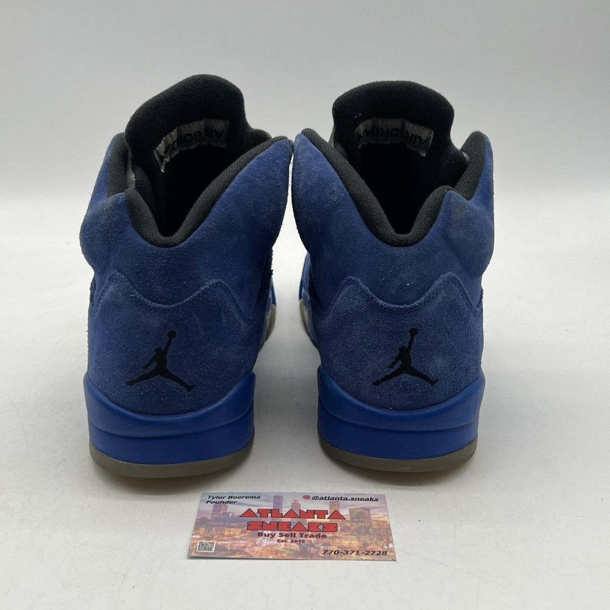 Jordan Brand Air Jordan 5 blue suede Size US 11 / EU 44 - 3 Thumbnail