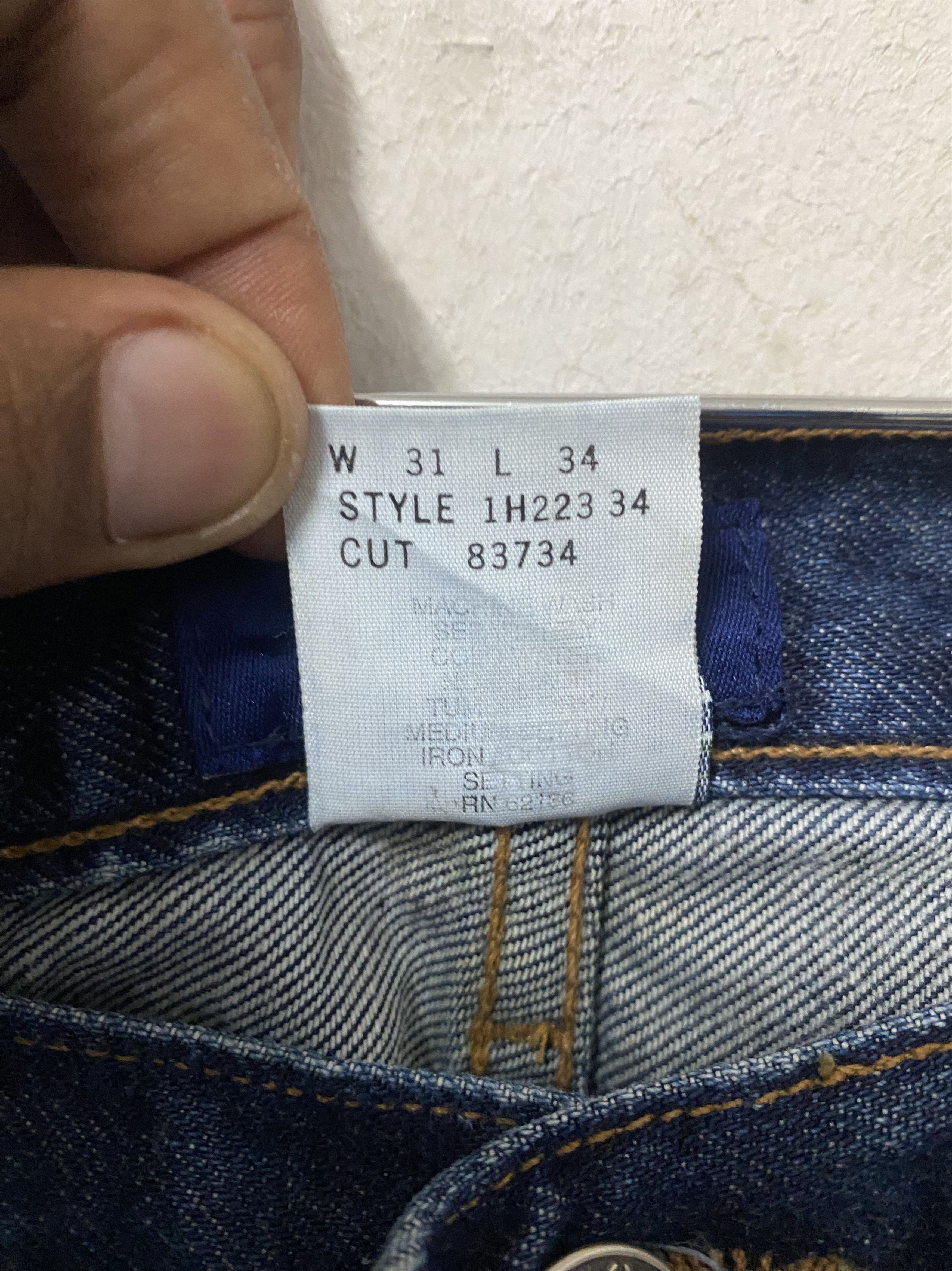 Guess Guess Selvedge Straight Fit Blue Denim Jeans Size US 31 - 12 Thumbnail