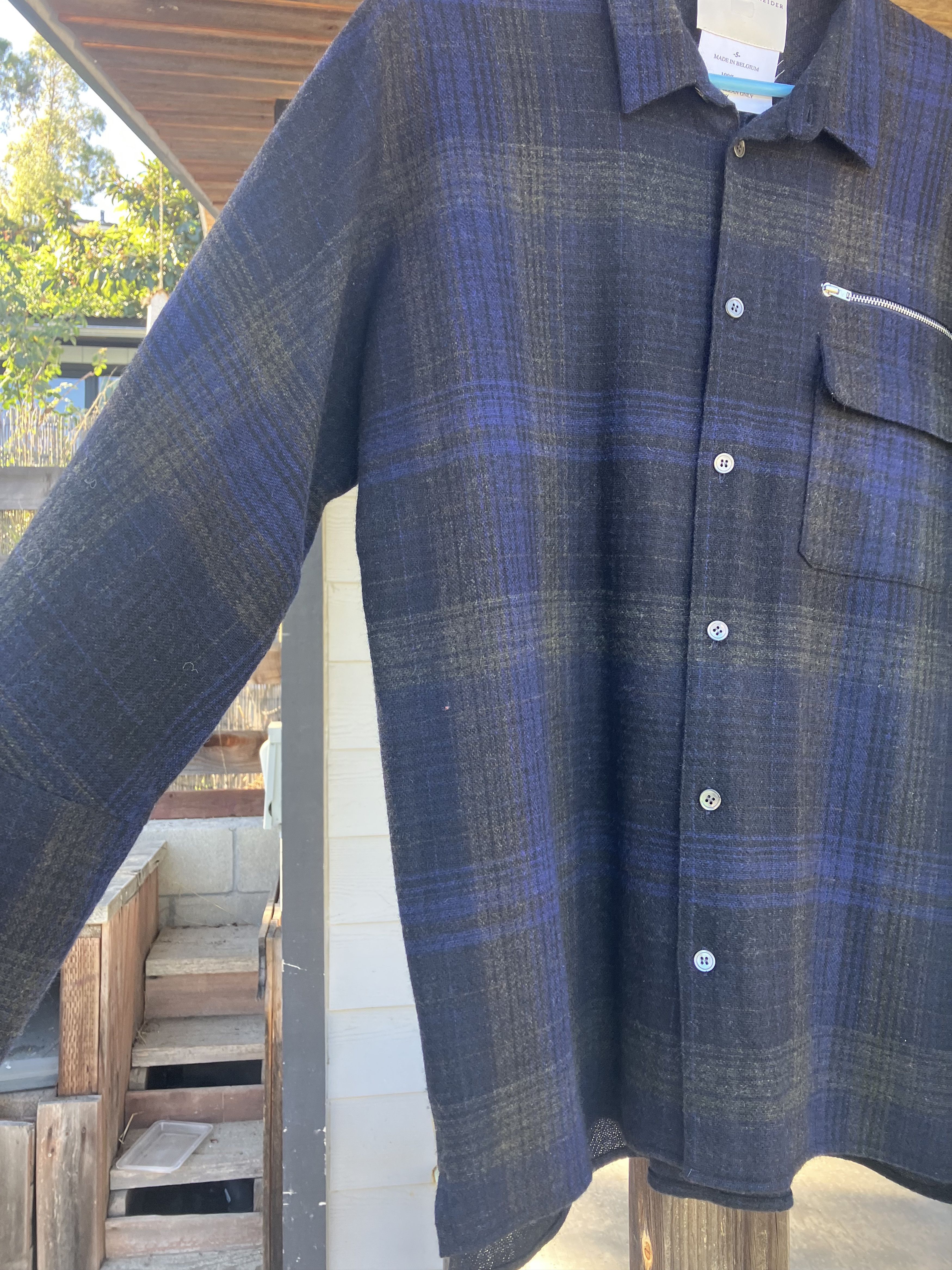 Stephan Schneider Stephan Schneider Wool Zipper Long Sleeve Shirt Size US L / EU 52-54 / 3 - 4 Thumbnail
