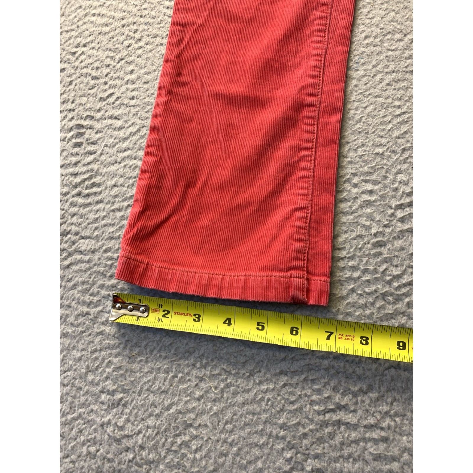 Vintage J Crew Pants 27S Corduroy Modern Straight Deep Pink Straight Stretch 118-8 Size 27" / US 4 / IT 40 - 6 Thumbnail