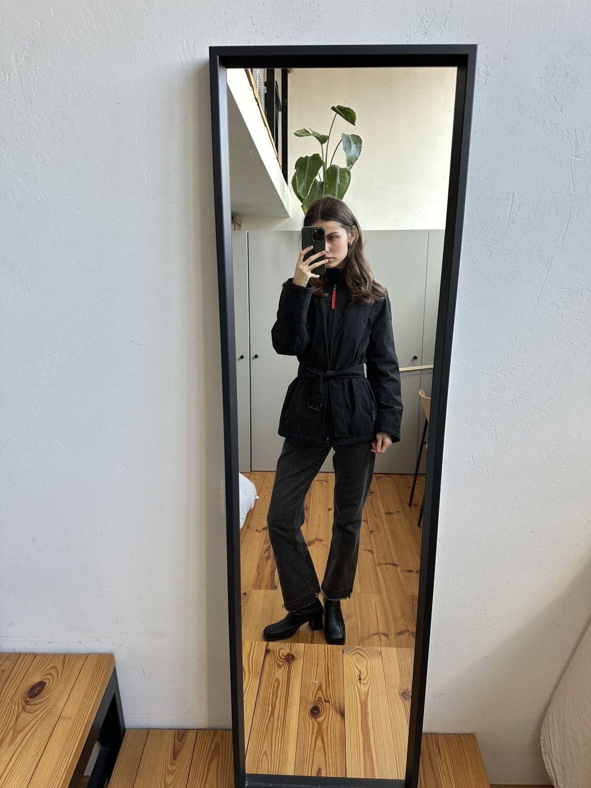 Prada Prada Gore-Tex Black Women’s Jacket Made In Romania Size M / US 6-8 / IT 42-44 - 2 Thumbnail