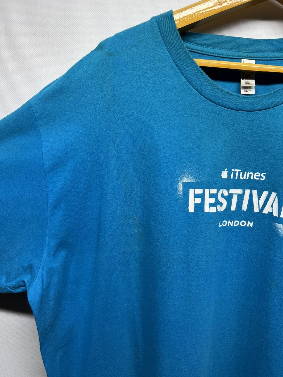 Apple × Vintage Vintage Y2k Apple ITunes Festival London USA T-Shirt 00’s Size US XXL / EU 58 / 5 - 5 Thumbnail
