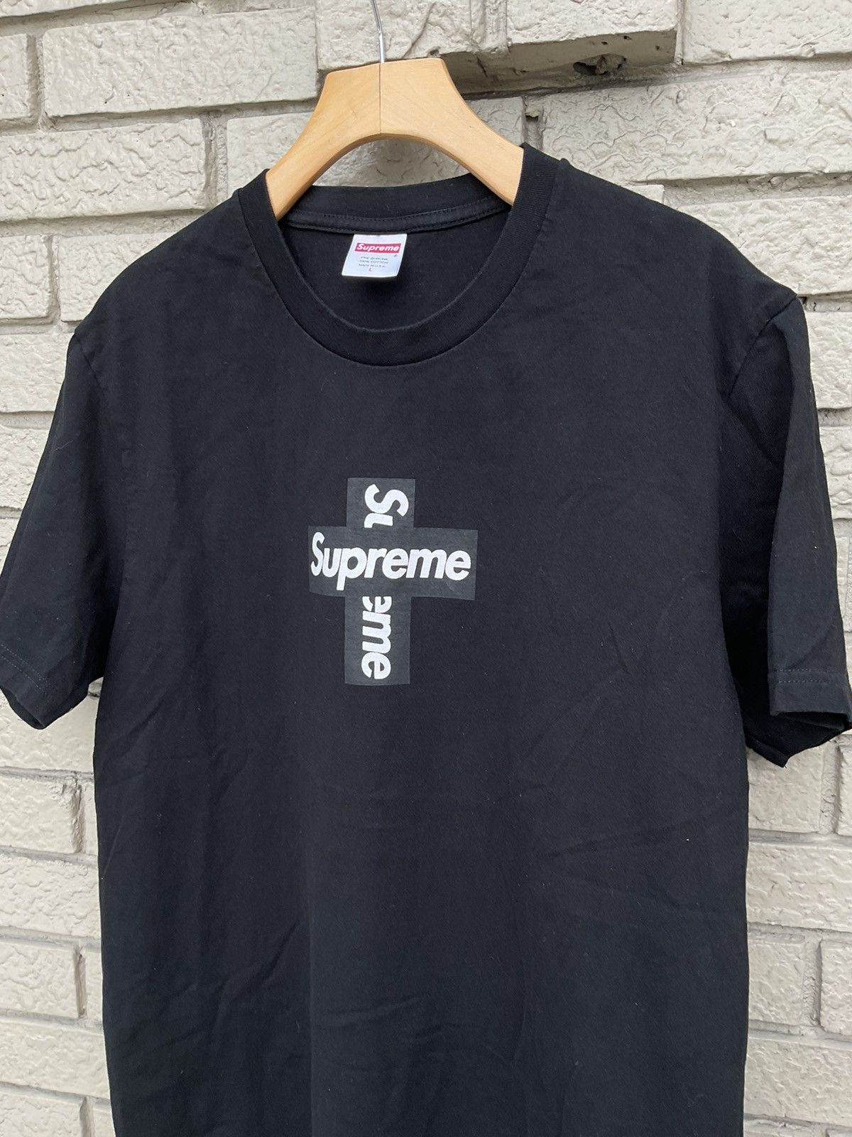 Supreme cross shops box logo tee