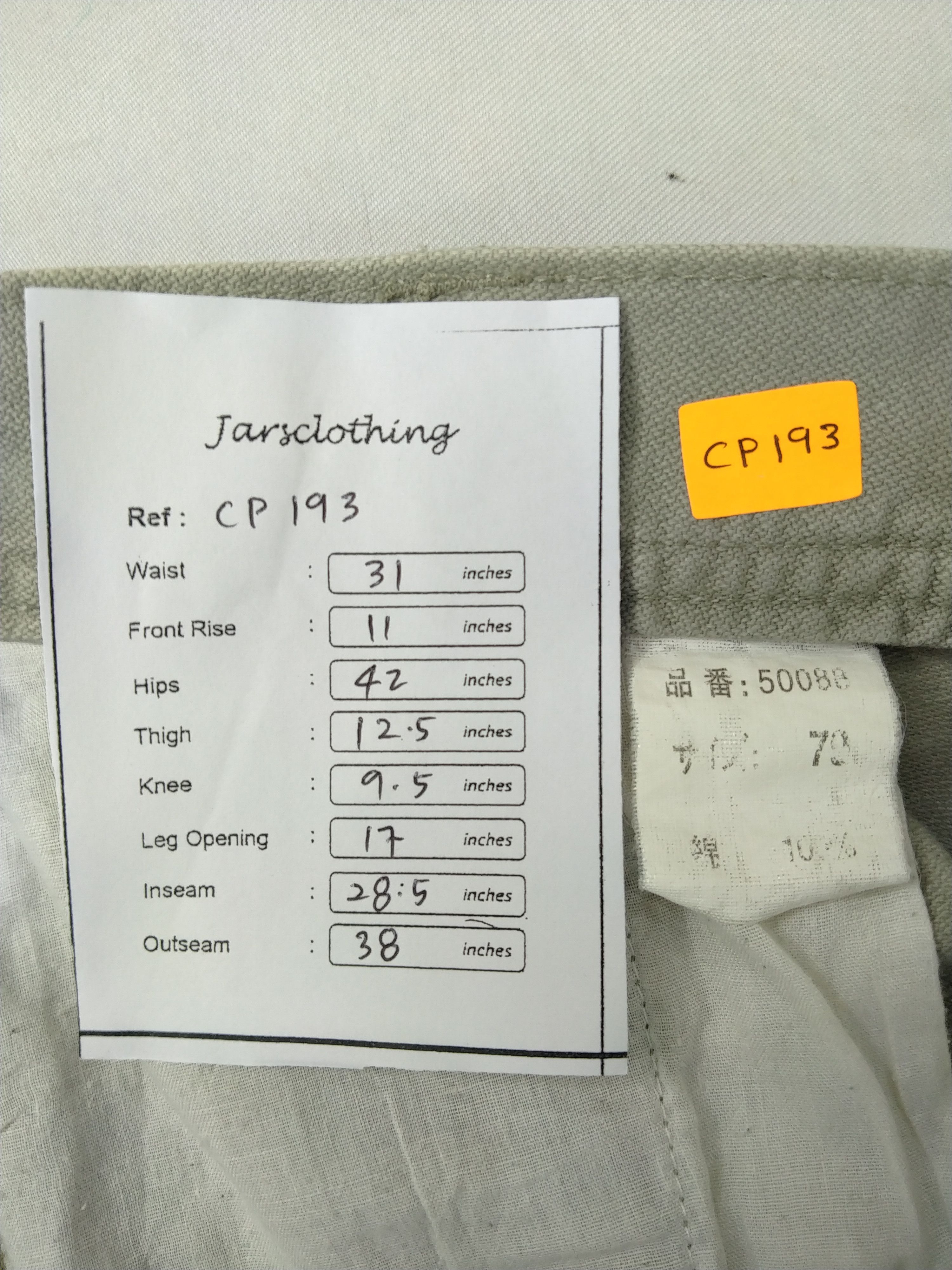 Japanese Brand G. Ground Japanese Brand Cargo Multi Pocket Pants -CP193 Size US 31 - 8 Thumbnail