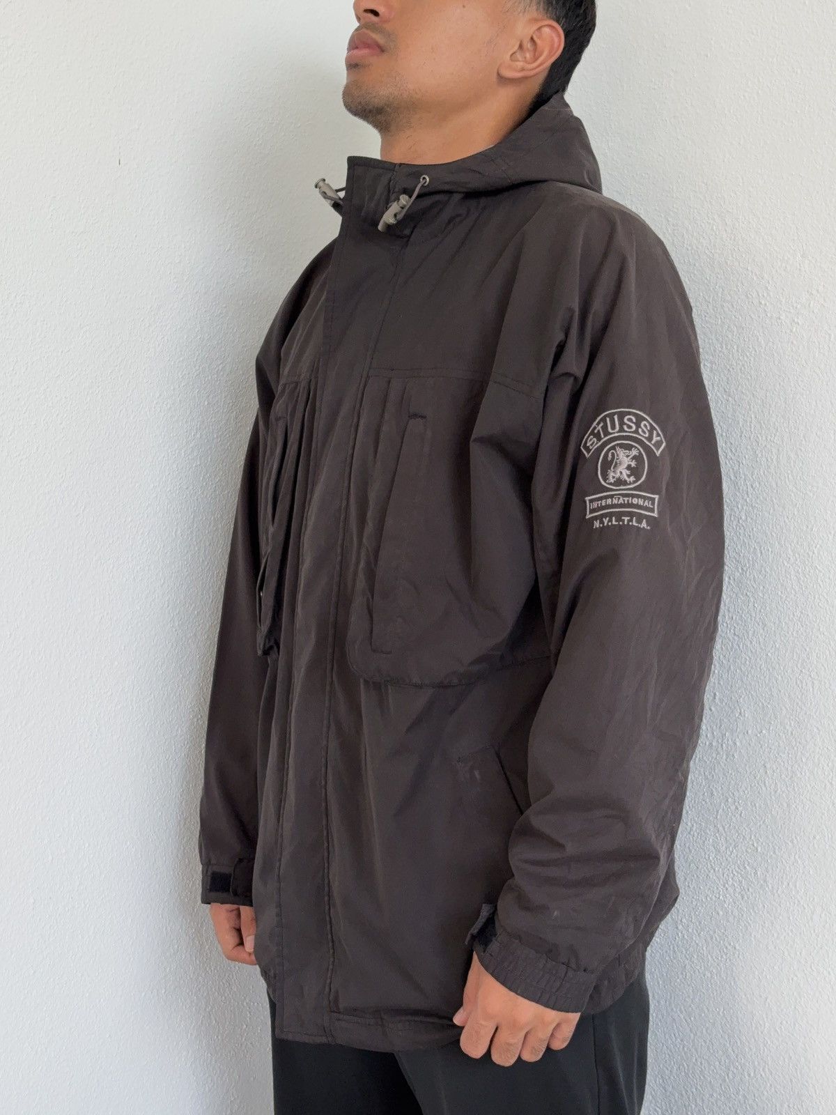 Stussy Vintage Stussy International NYLTLA Hooded Jacket Size US L / EU 52-54 / 3 - 2 Thumbnail