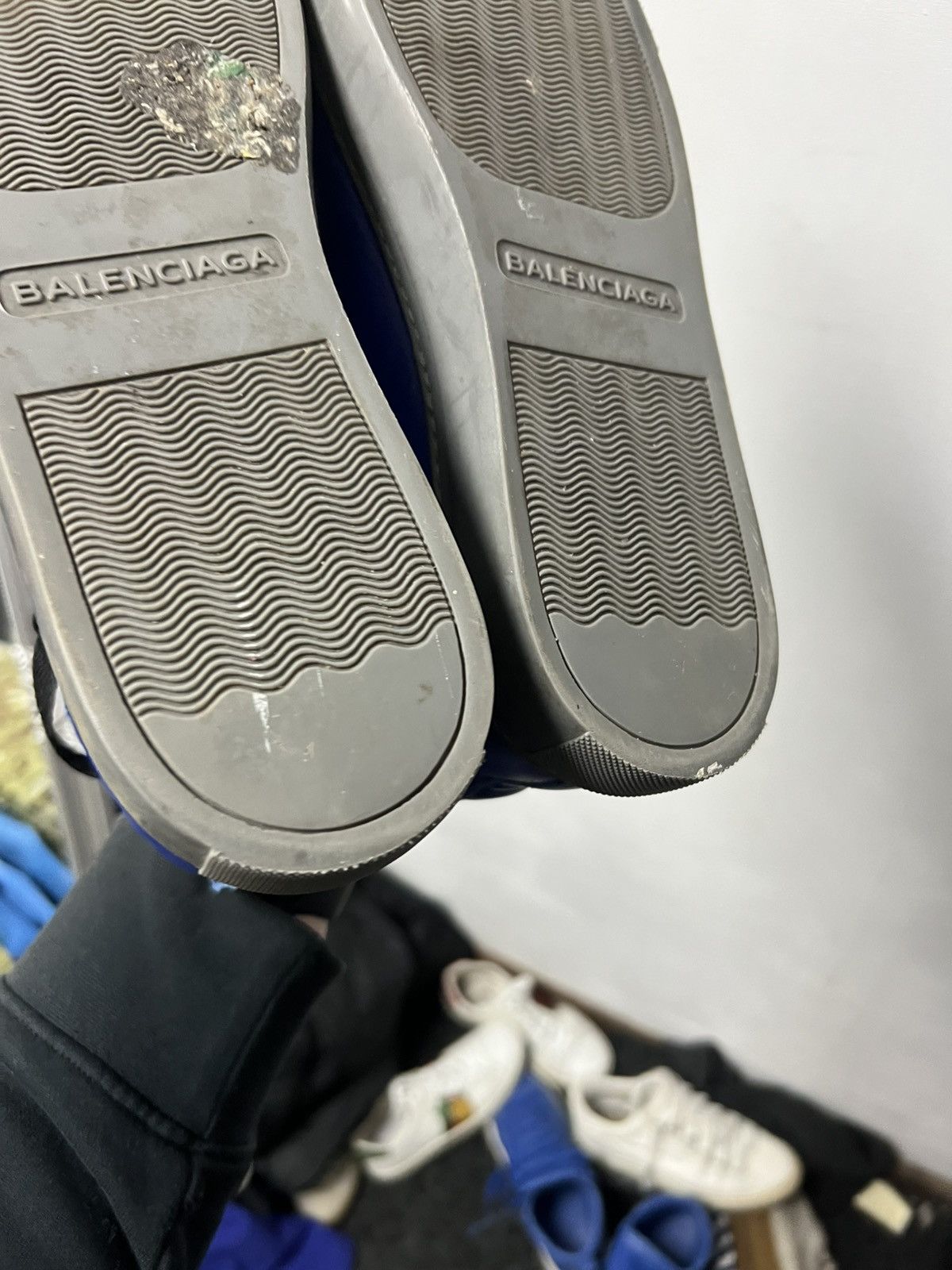 Balenciaga Balenciaga Arena High Black Cracked Leather Sneakers Size US 8 / EU 41 - 13 Thumbnail