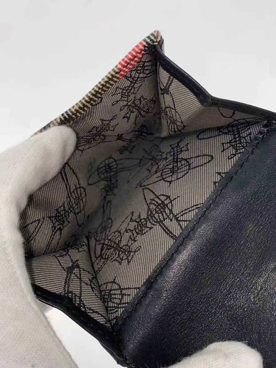 Vivienne Westwood Plaid Orb Leather Wallet Size ONE SIZE - 8 Thumbnail