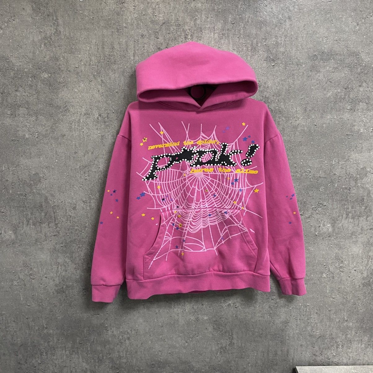 Sp5der Sp5der Hoodie Pink Size US S / EU 44-46 / 1 - 1 Thumbnail