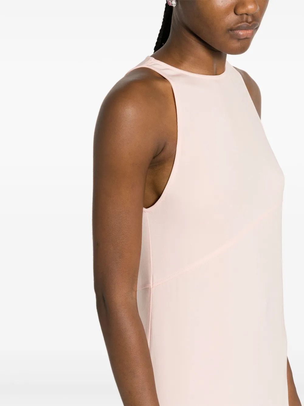 Jil Sander o1y0925 Maxi Dress in Antique Rose Size S / US 4 / IT 40 - 2 Thumbnail