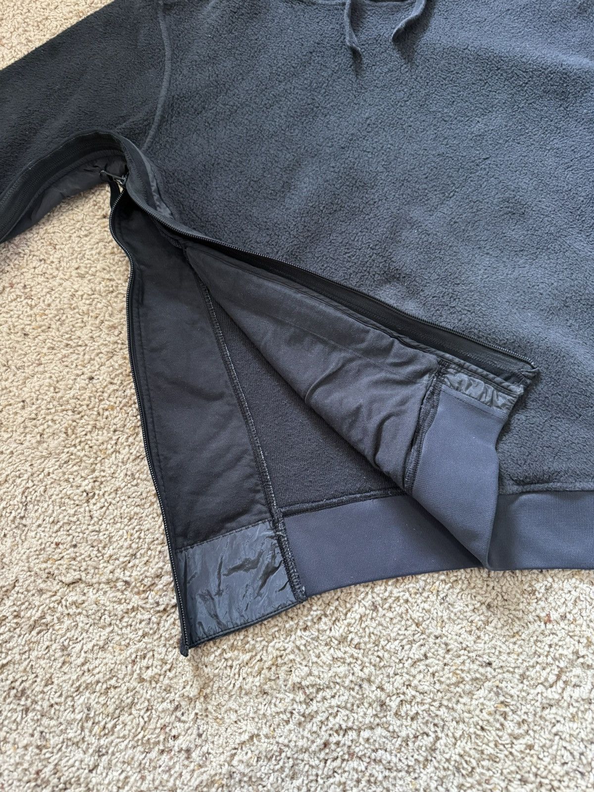 Stone Island Stone Island 61338 Fleece Hoodie in Black Size US L / EU 52-54 / 3 - 5 Thumbnail