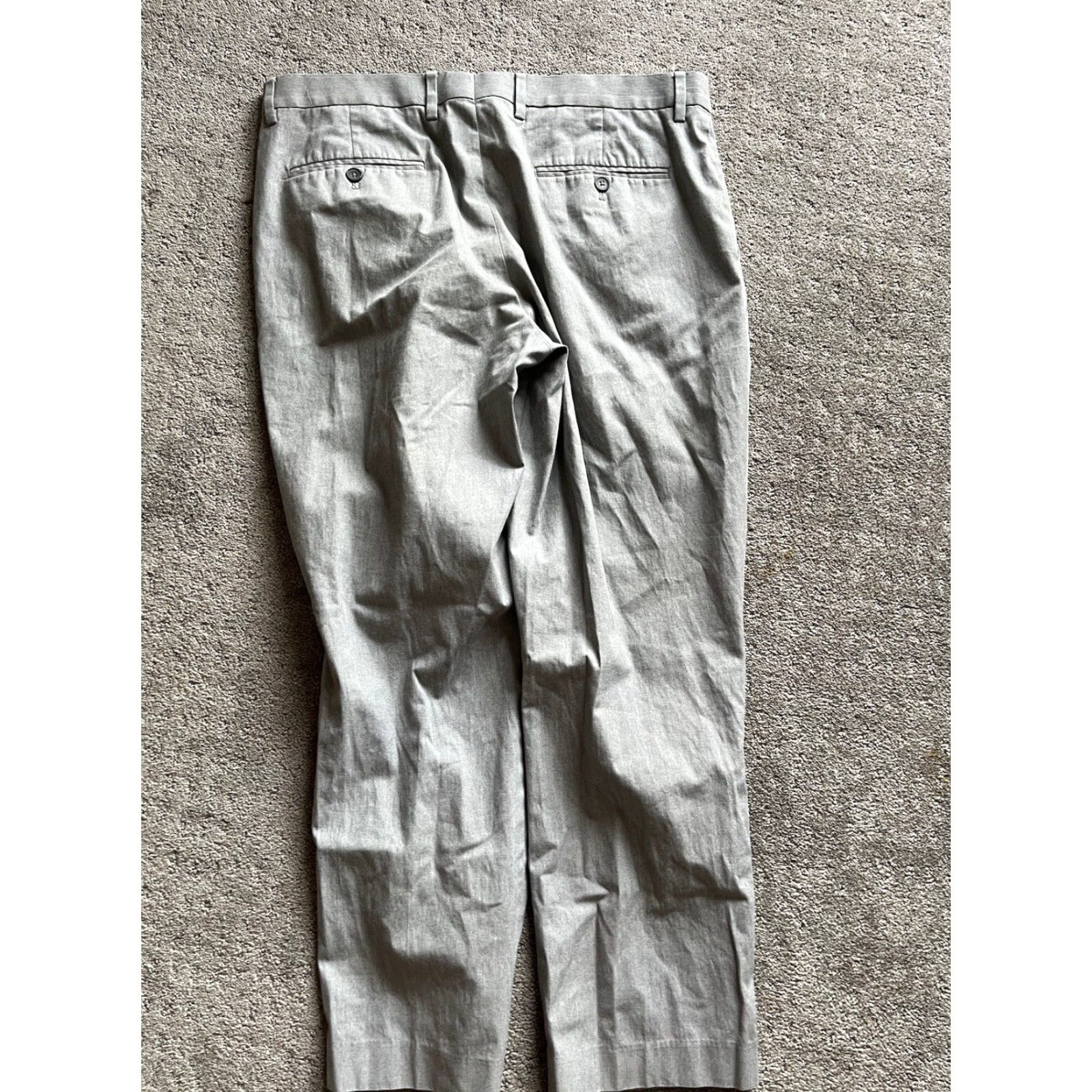 Express Express Photographer Dress Pants Mens 34x30 Gray Straight Leg Vintage No Size US 34 / EU 50 - 2 Thumbnail