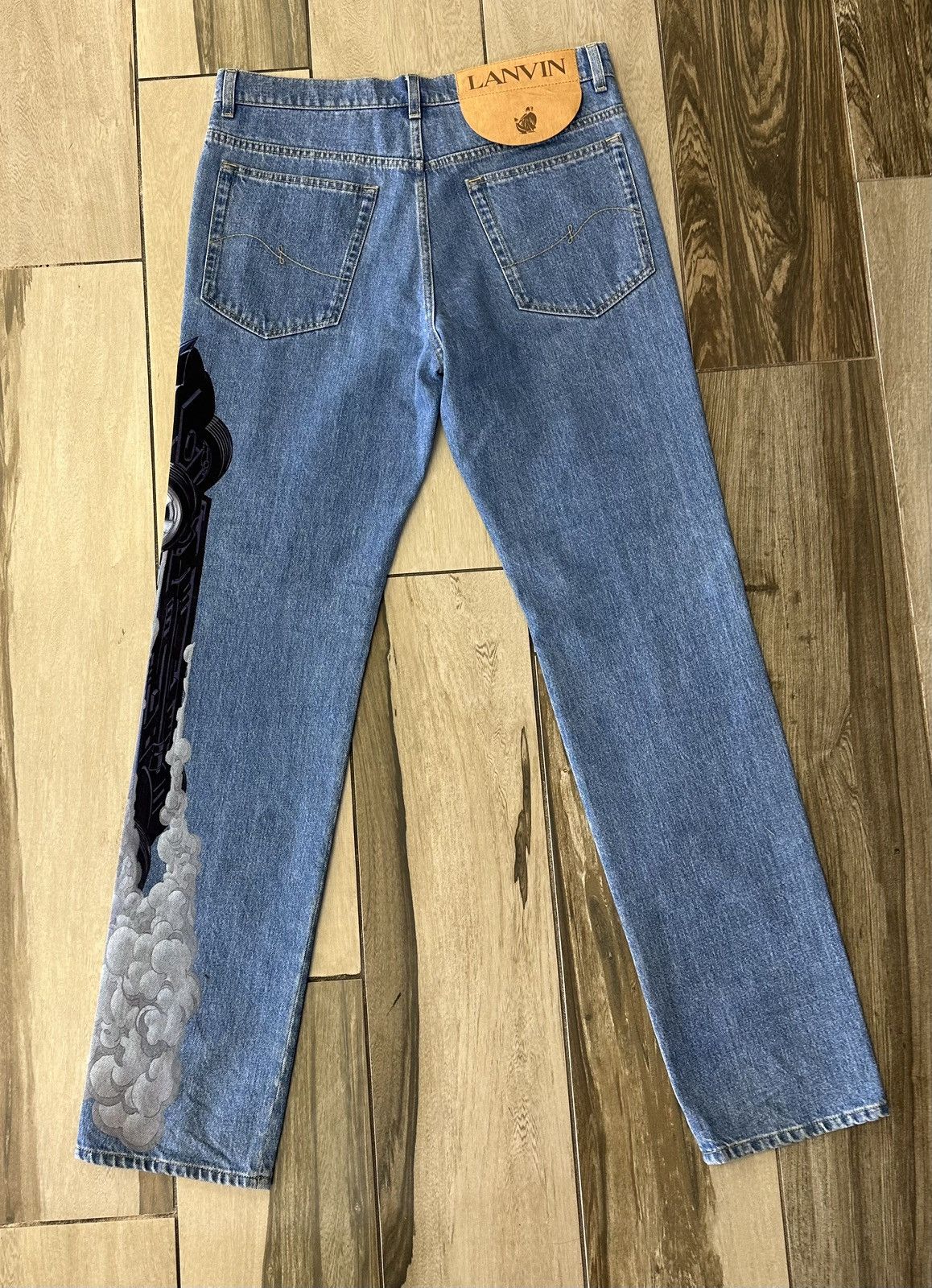 Lanvin Lavin X DC COMICS Batmobile jeans Size US 32 / EU 48 - 5 Thumbnail