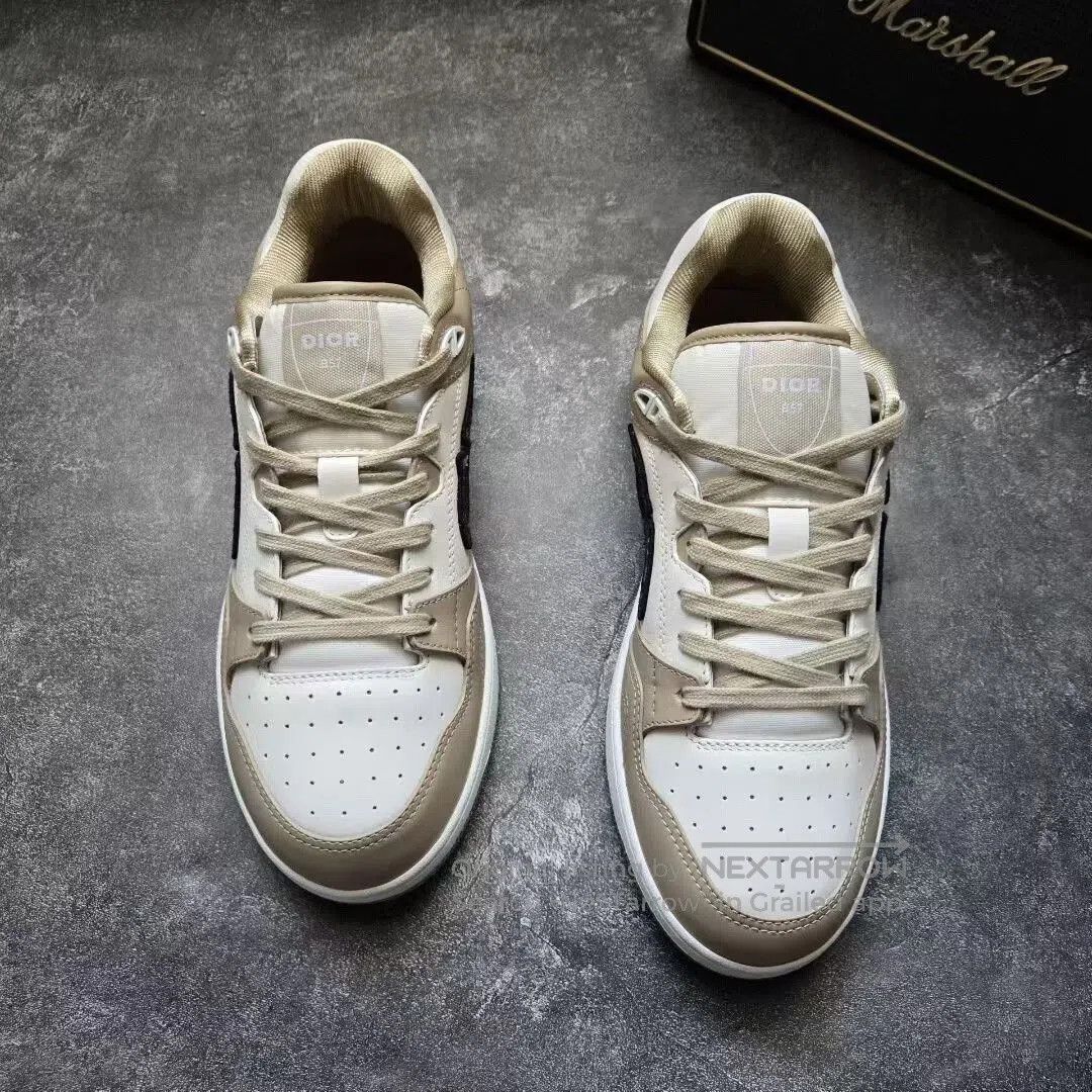 Dior dior b57 white brown sneakers. Size US 7.5 / EU 40-41 - 3 Thumbnail