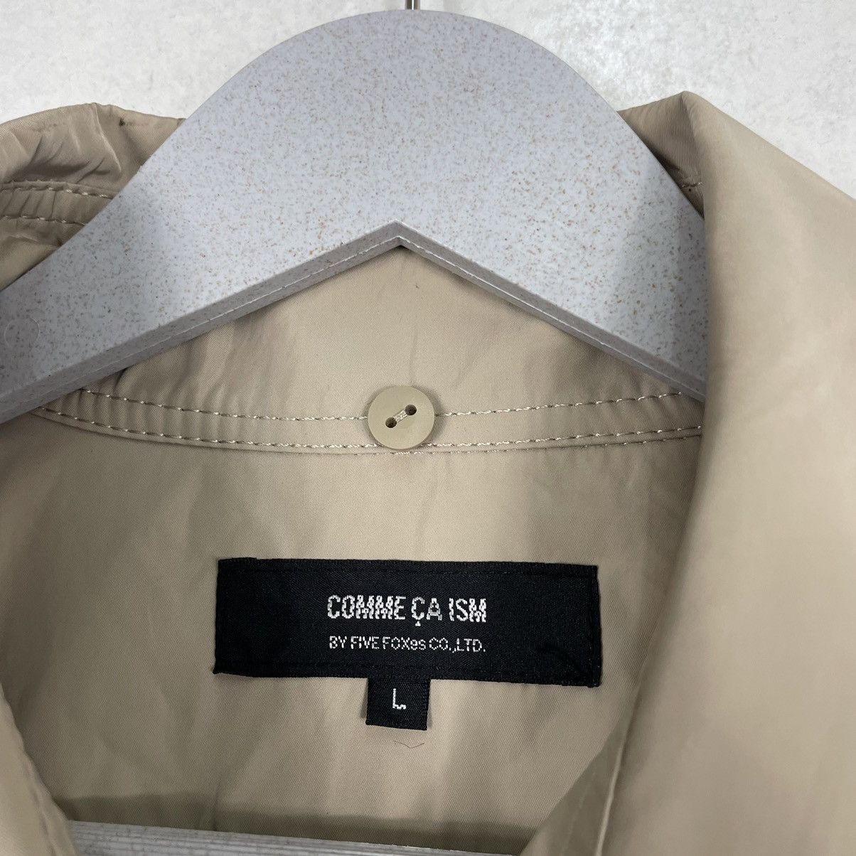 Japanese Brand × Le Grande Bleu (L.G.B.) × Tornado Mart 💥COMME CA ISM DOUBLE BREASTED PARKA JACKET Size M / US 6-8 / IT 42-44 - 8 Thumbnail