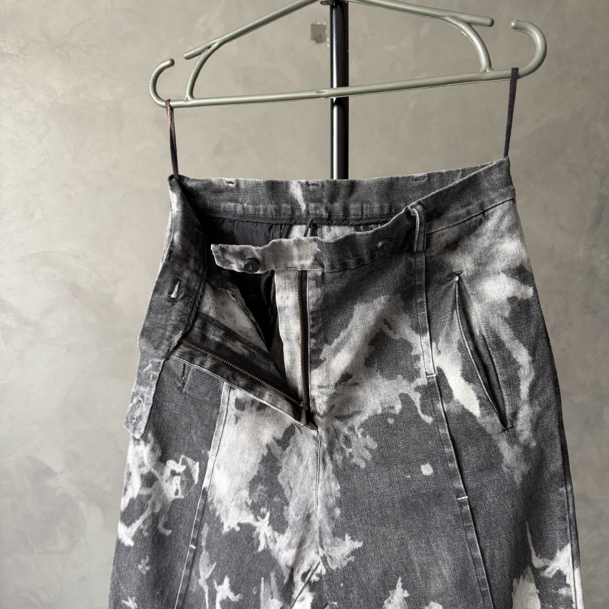 Masnada Masnada Womens Gray Tie Dye Pants Size 28" / US 6 / IT 42 - 11 Thumbnail