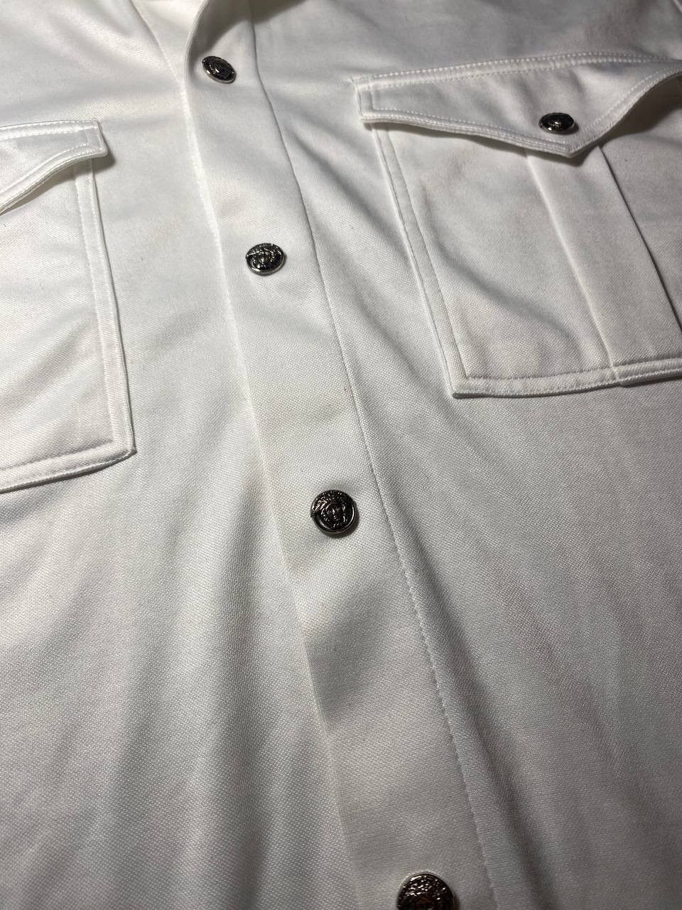 Versace Versace Jeans Couture White Shirt Size US L / EU 52-54 / 3 - 3 Thumbnail