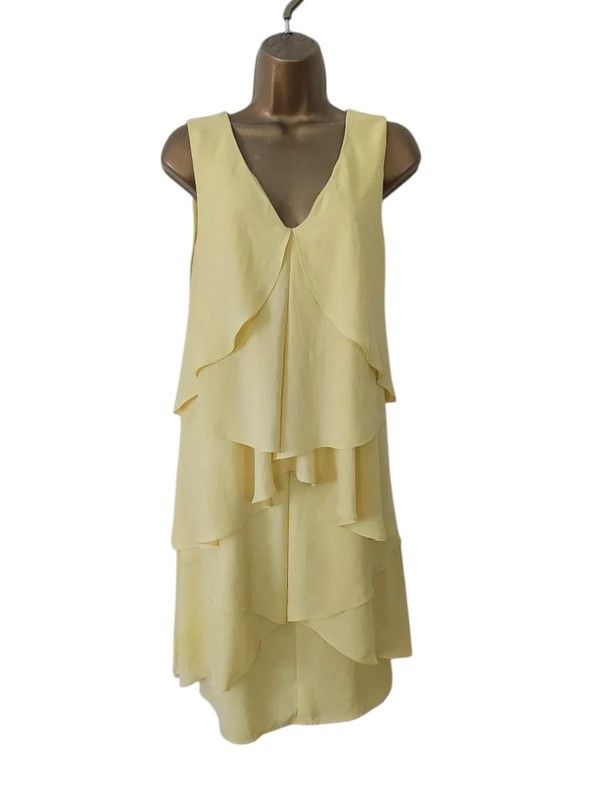 Vintage Biba yellow dress XL Size XL / US 12-14 / IT 48-50 - 1 Thumbnail