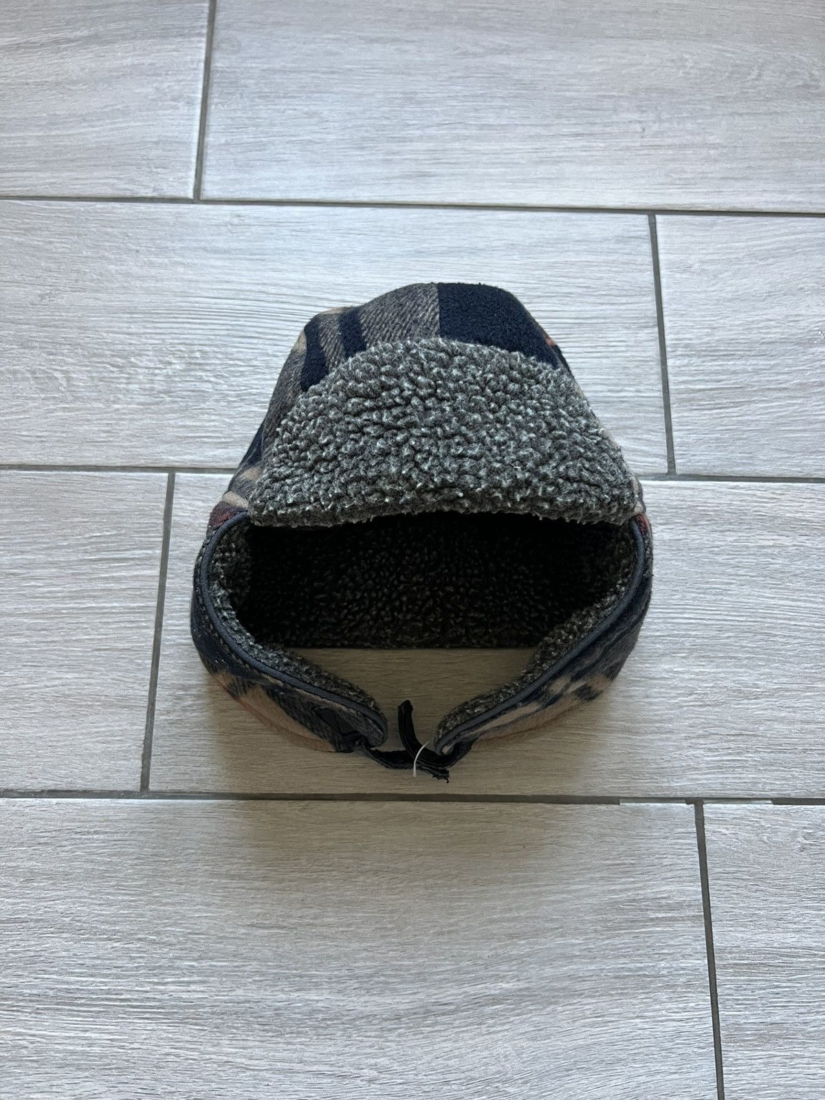 Hysteric Glamour Y2K Faux Fur Ushanka Vintage Style Burberry Warm Trapper Hat Size ONE SIZE - 11 Thumbnail